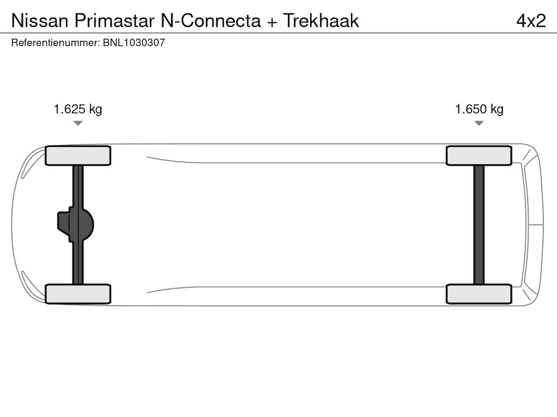 Nissan Primastar N-Connecta + Trekhaak - 12/12