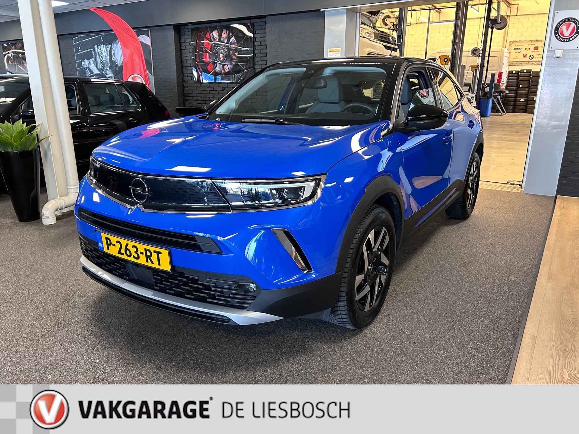 Opel Mokka 1.2 GS Line / Airco / achteruitrijcamera / Navigatie / metallic blauw - 4/29