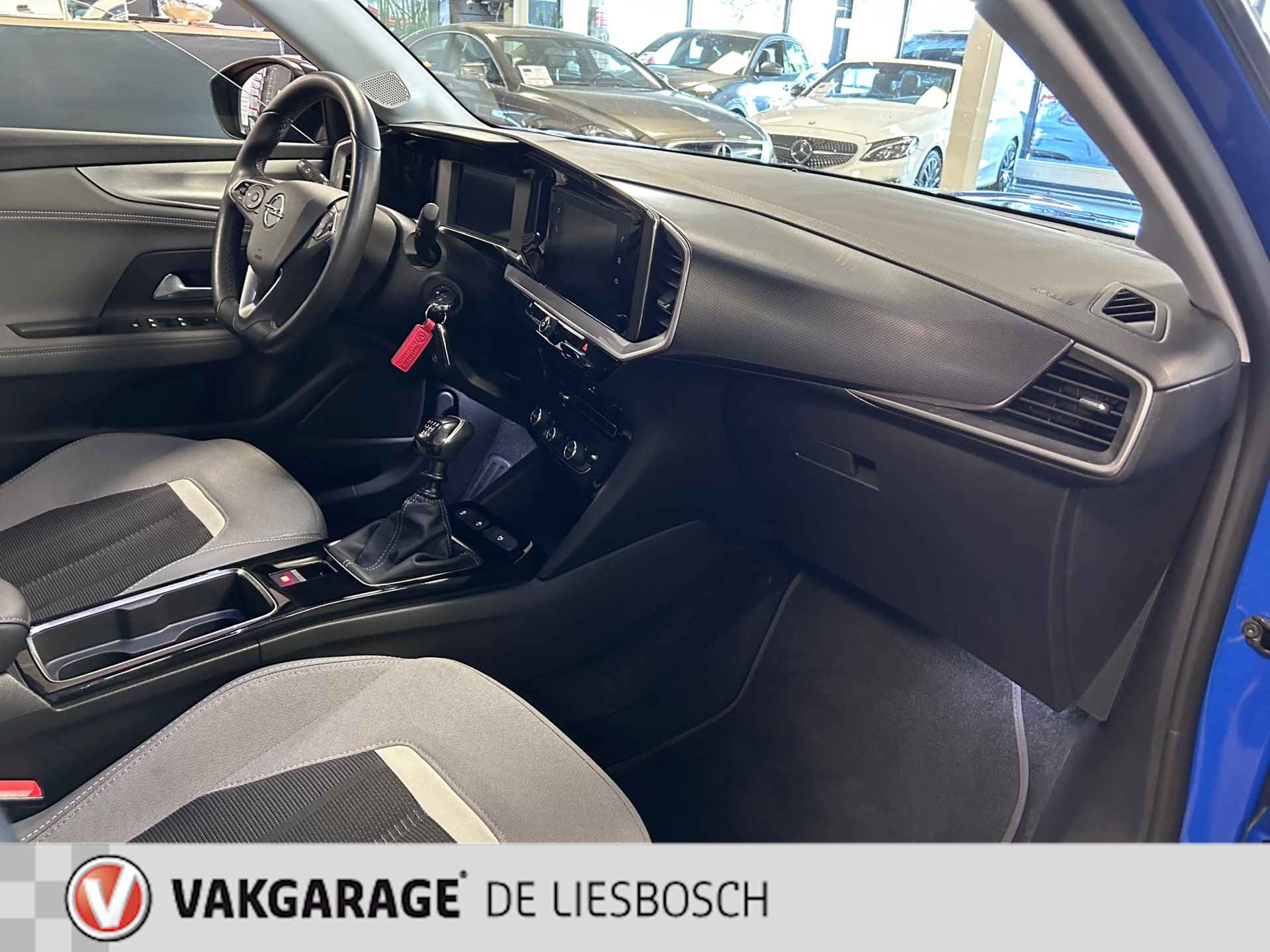 Opel Mokka 1.2 GS Line / Airco / achteruitrijcamera / Navigatie / metallic blauw - 19/29