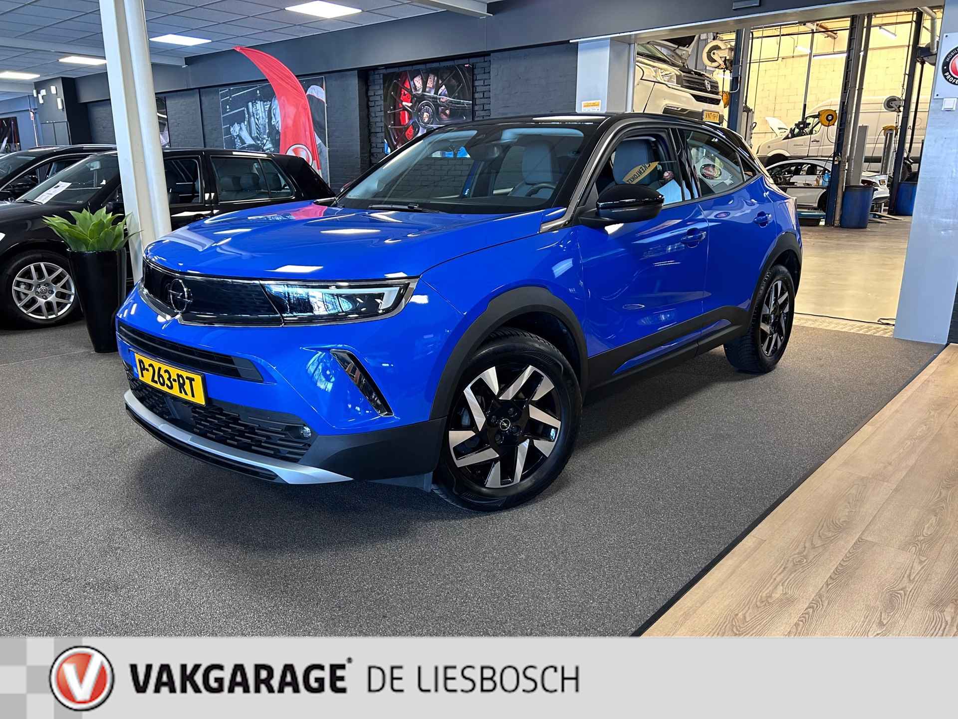 Opel Mokka 1.2 GS Line / Airco / achteruitrijcamera / Navigatie / metallic blauw - 3/29