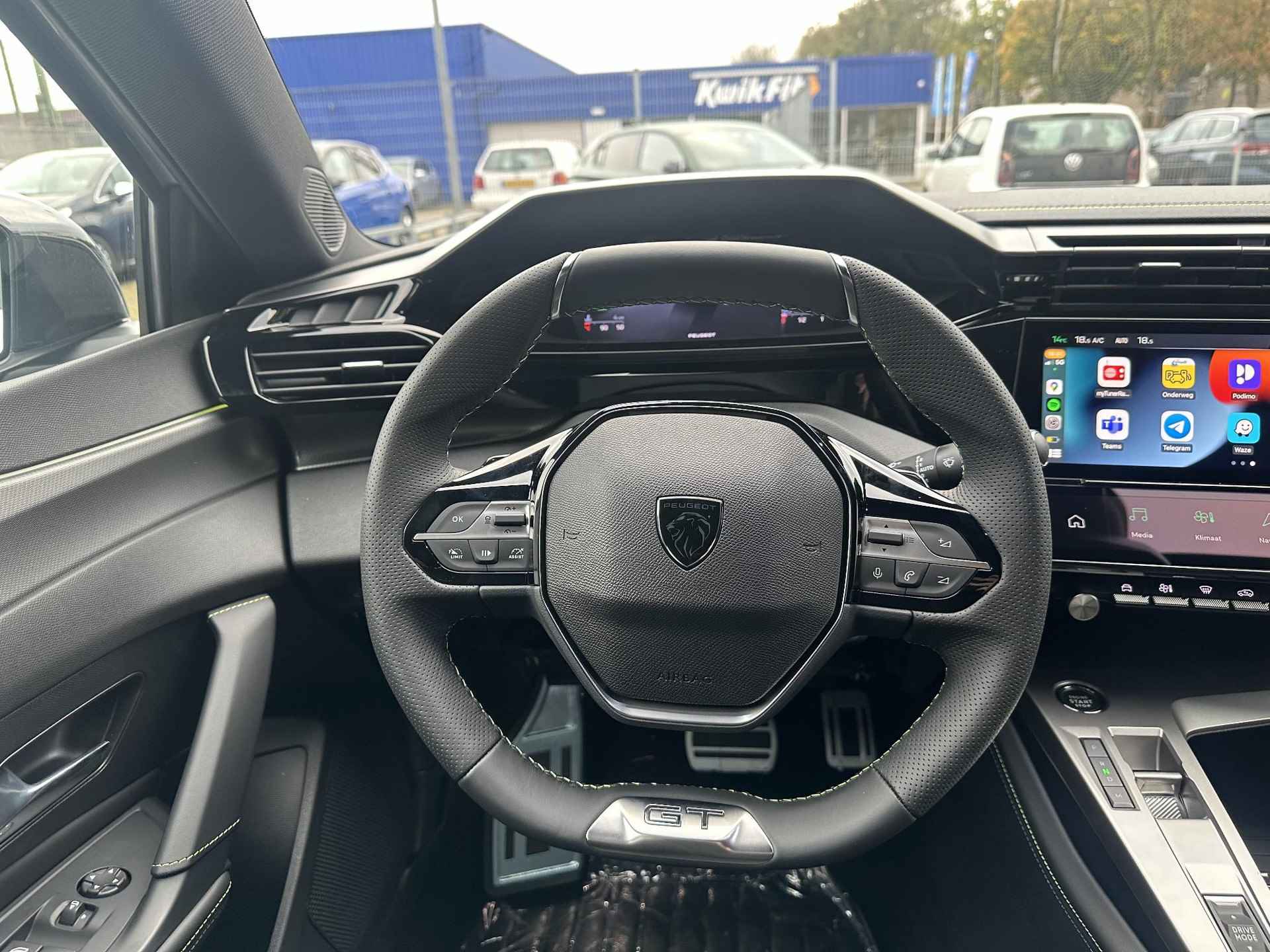 Peugeot 408 1.2 130PK GT | AUTOMAAT | CARPLAY/ANDROID | CRUSIE CONTROL |  NAVI | DAB | AIRCO | STUURVERWARMING | - 14/22