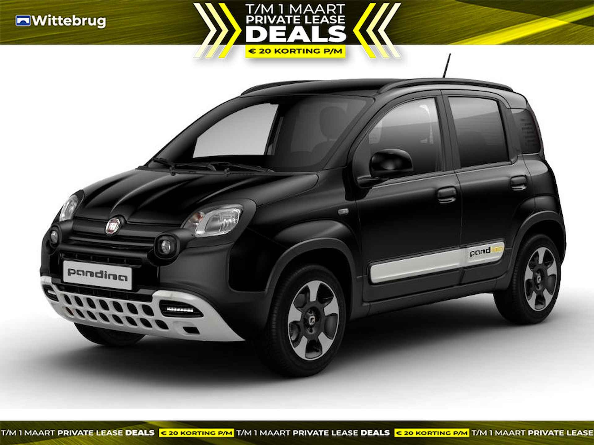 Fiat Panda 1.0 Hybrid Pandina IDEALE STADSAUTO - AIRCO - NIEUWE AUTO