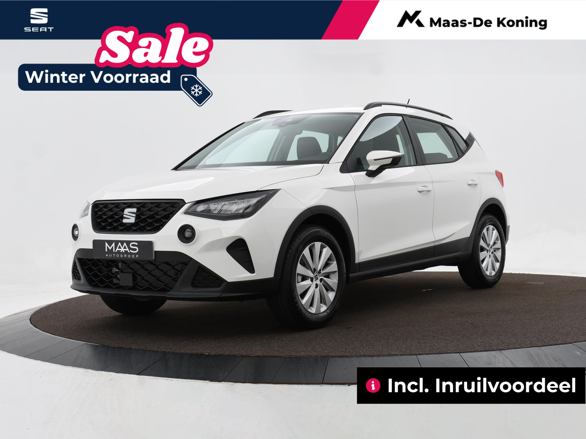 SEAT Arona Reference 1.0 70 kW / 95 pk EcoTSI SUV 5 versn. Ha nd | Metallic lak | Lichtmetalen Velgen | Incl. inruilvoordeel