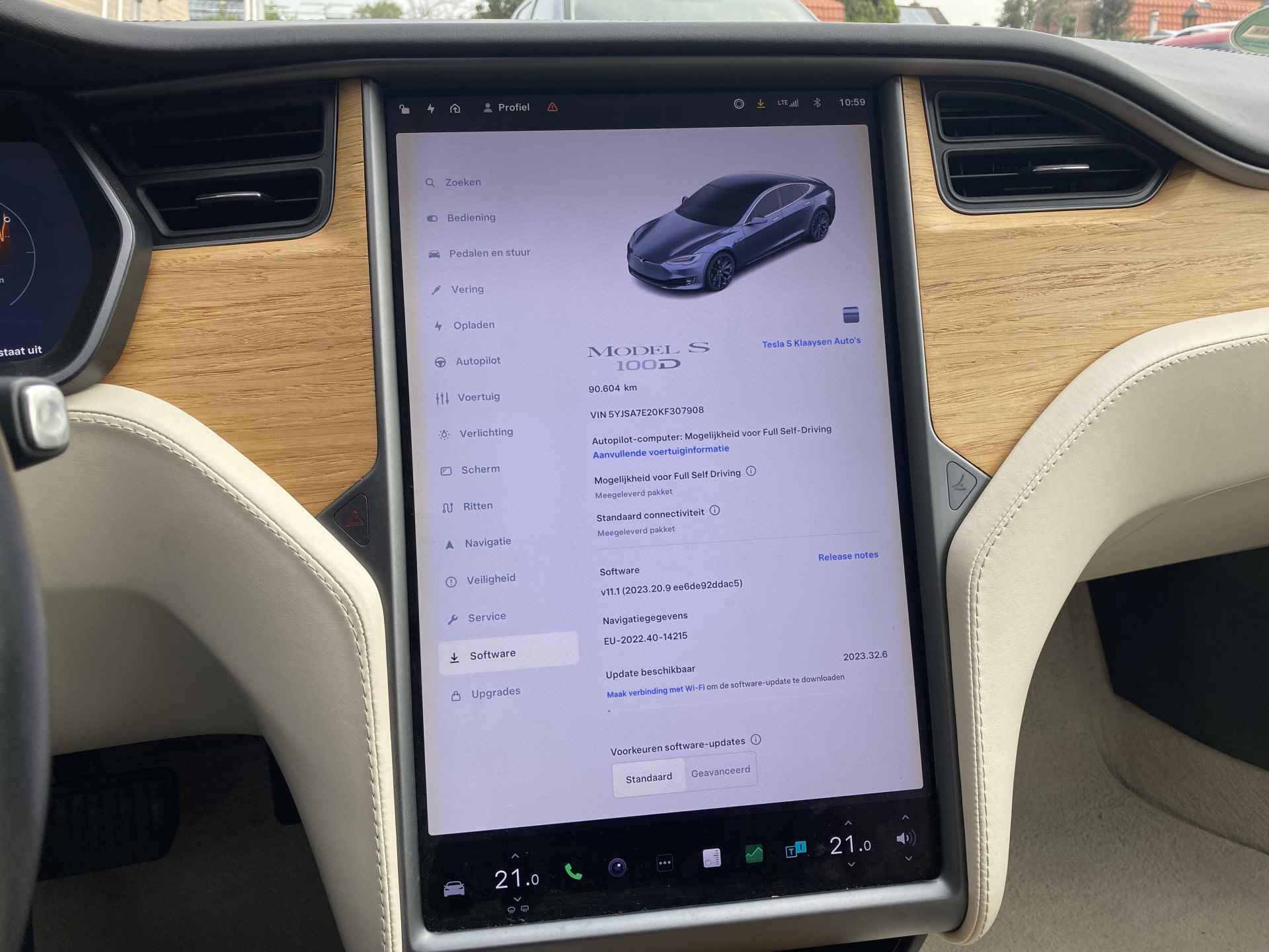 Tesla Model S 100D  Long Range AWD | incl. BTW | panoramadak | autopilot | luchtvering | adaptieve cruise - 35/40