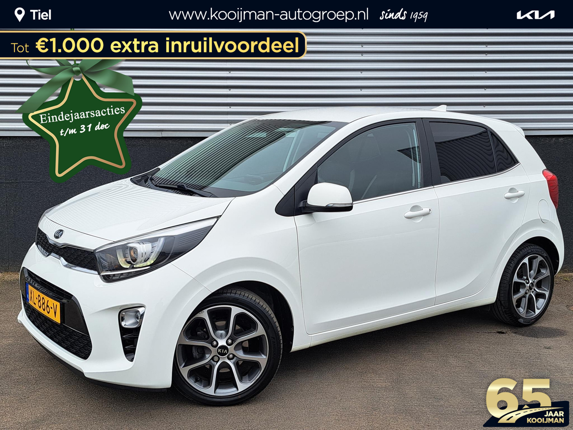 Kia Picanto 1.0 CVVT Design Edition | 1ste eigenaar | Dealer onderhouden | Full map navigatie | Achteruitrijcamera | Lederen bekleding | 16" lm | Privacy glass | BTW auto |