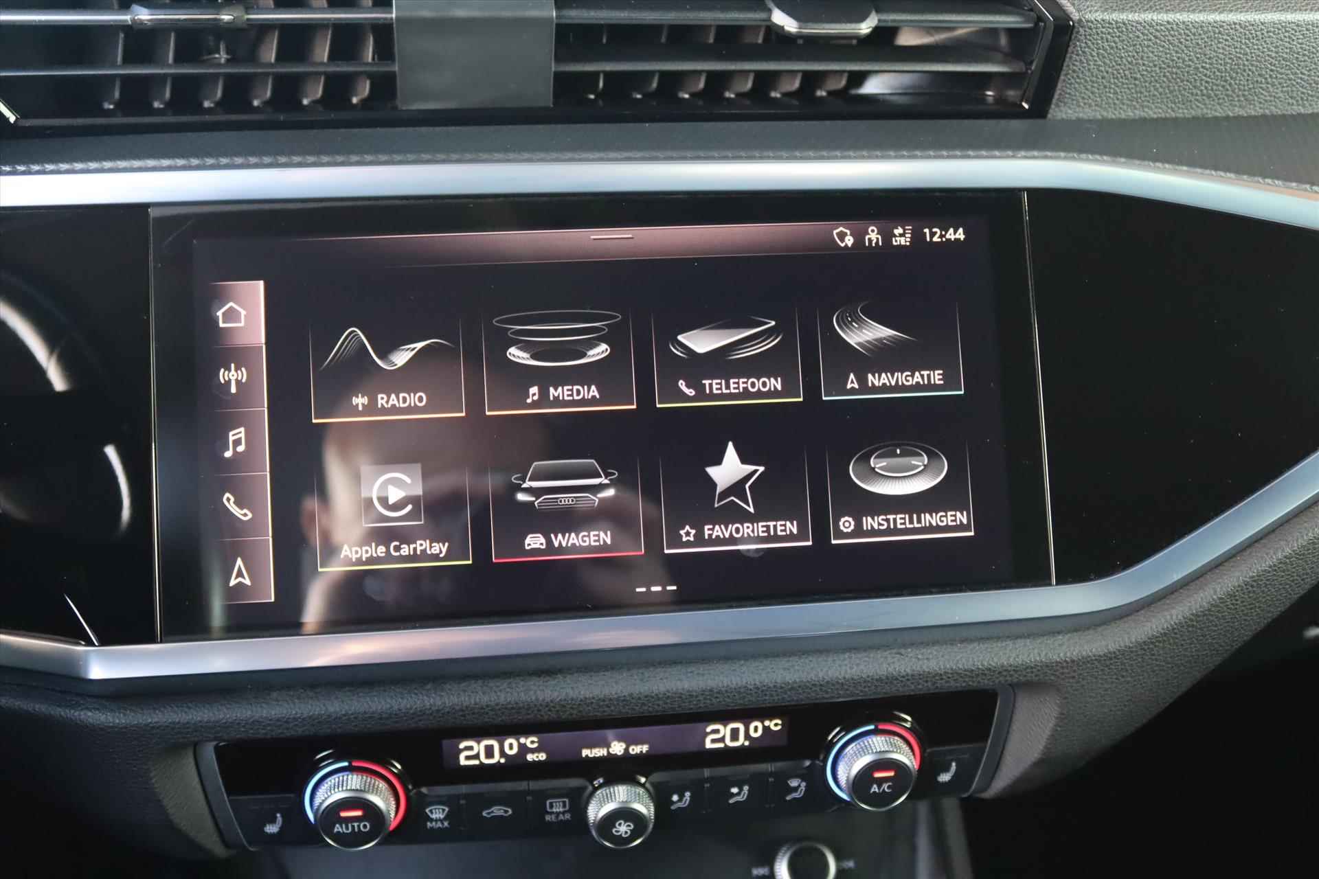 Audi Q3 Sportback 35TFSI 150PK MHEV AUTOMAAT BLACK E.D. Navi Carplay | Virtual Cockpit | Adapt.Cruise | 20 Inch Lm | Stoelverwarming | Clima | - 19/51