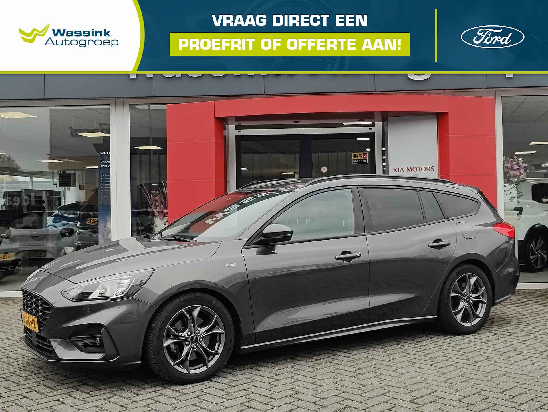 Ford Focus Wagon 1.5 EcoBoost 150pk Automaat ST-Line Business I 1500 KG trekvermogen | Navigatie | Apple Carplay/Android | - 1/34