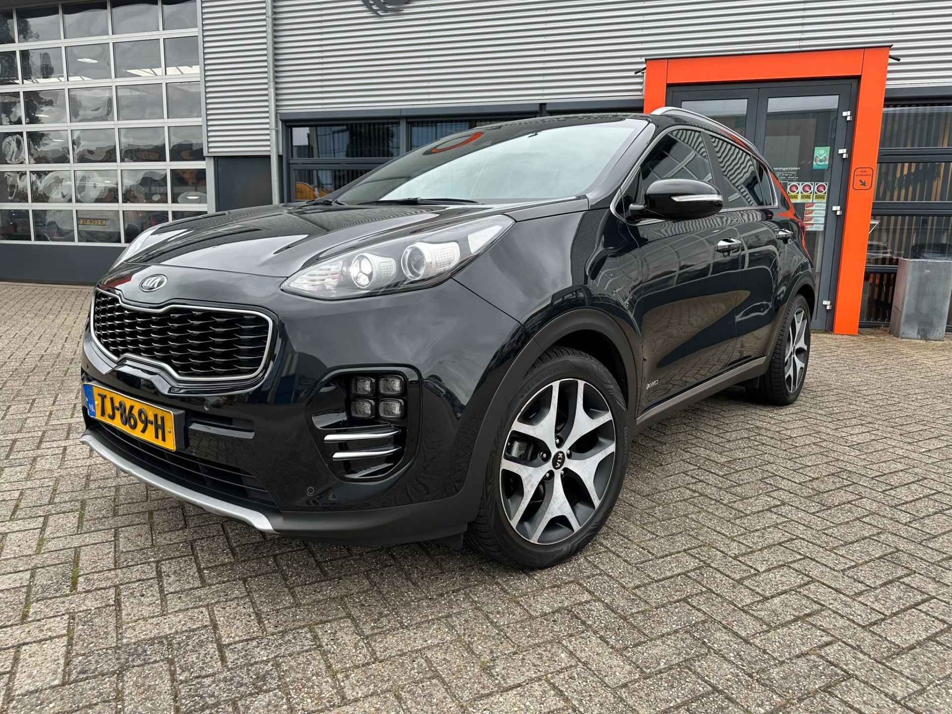 Kia Sportage 1.6 T-GDI 4WD GT-Line Automaat NL-Auto 1e eigenaar / All-season banden / Trekhaak / Apple/Android Carplay / 19 inch - 4/13