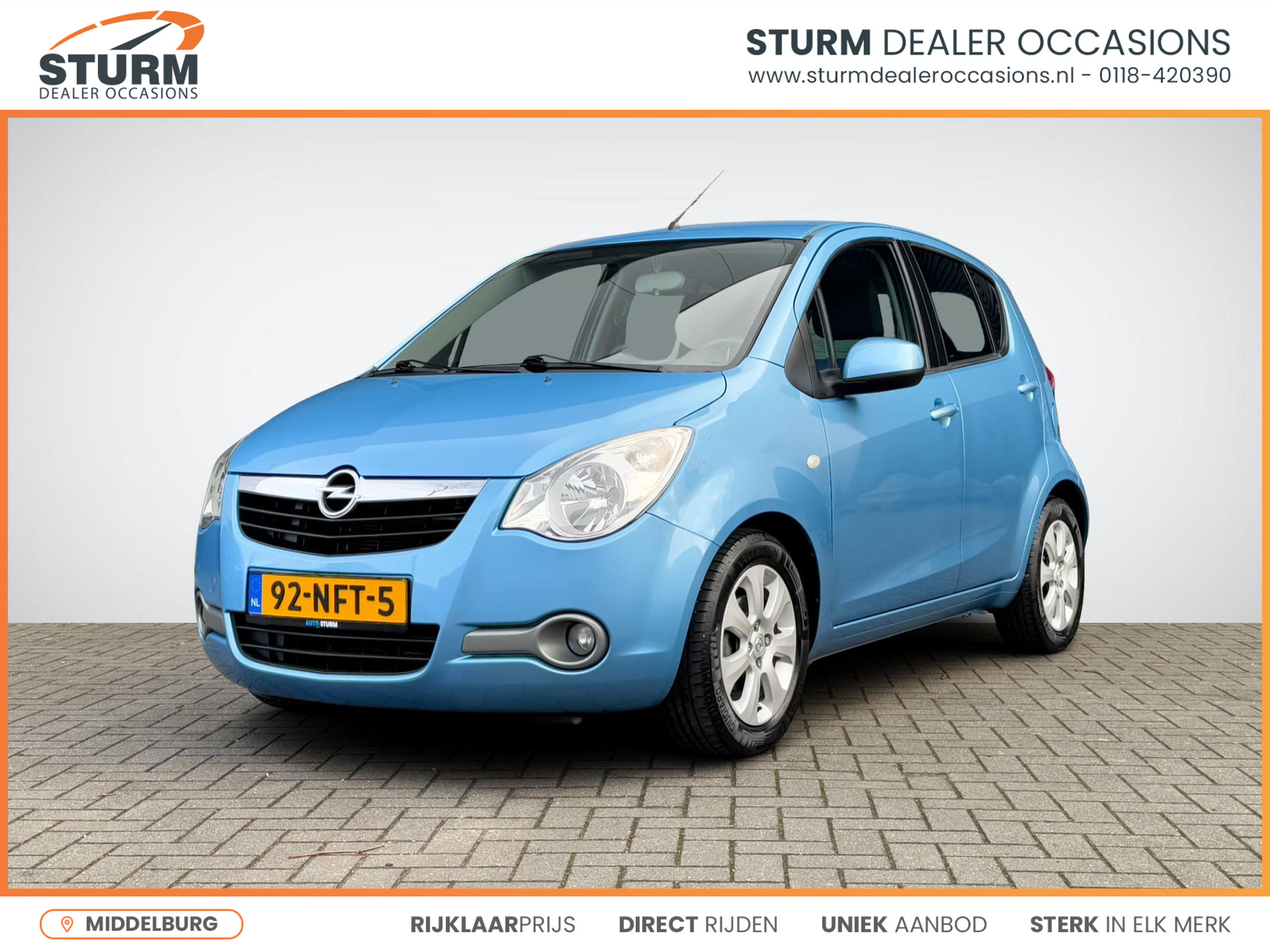 Opel Agila 1.2 Edition Style Pack | Airconditioning | LM velgen | Radio-CD/MP3 Speler | Geting Glas | Rijklaarprijs!