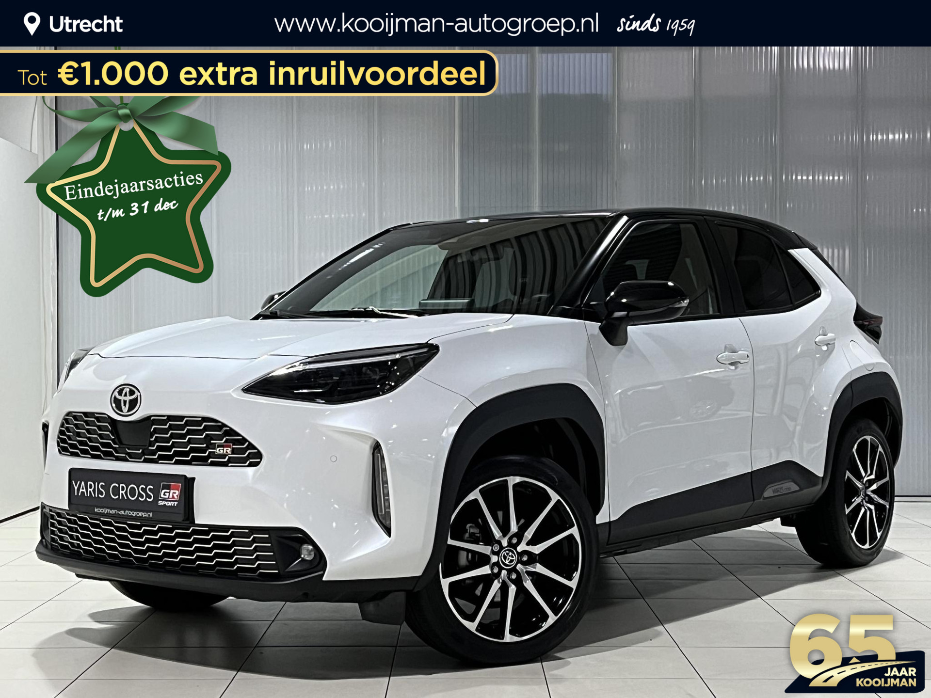 Toyota Yaris Cross 1.5 Hybrid GR Sport | HUD | Keyless |Dodehoek detectie | Navigatie | Apple Carplay/Android auto | 18" LM velgen | Stoel/Stuurverwarming | Zeer mooi, luxe én sportief!