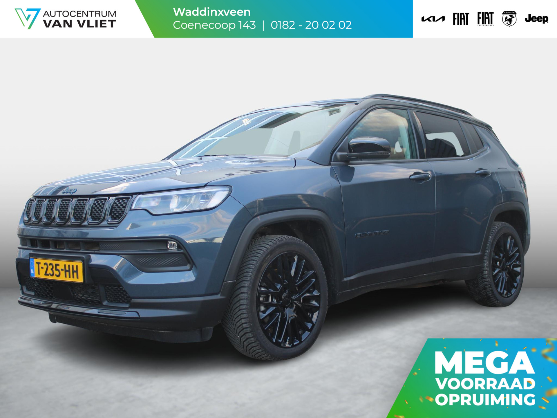 Jeep Compass 4xe 190 Plug-in Hybrid Electric Night Eagle | Clima | Navi | Adapt. Cruise | 19" | Winter Pack | Camera | Keyless | Apple Carplay | Trekhaak | All Season