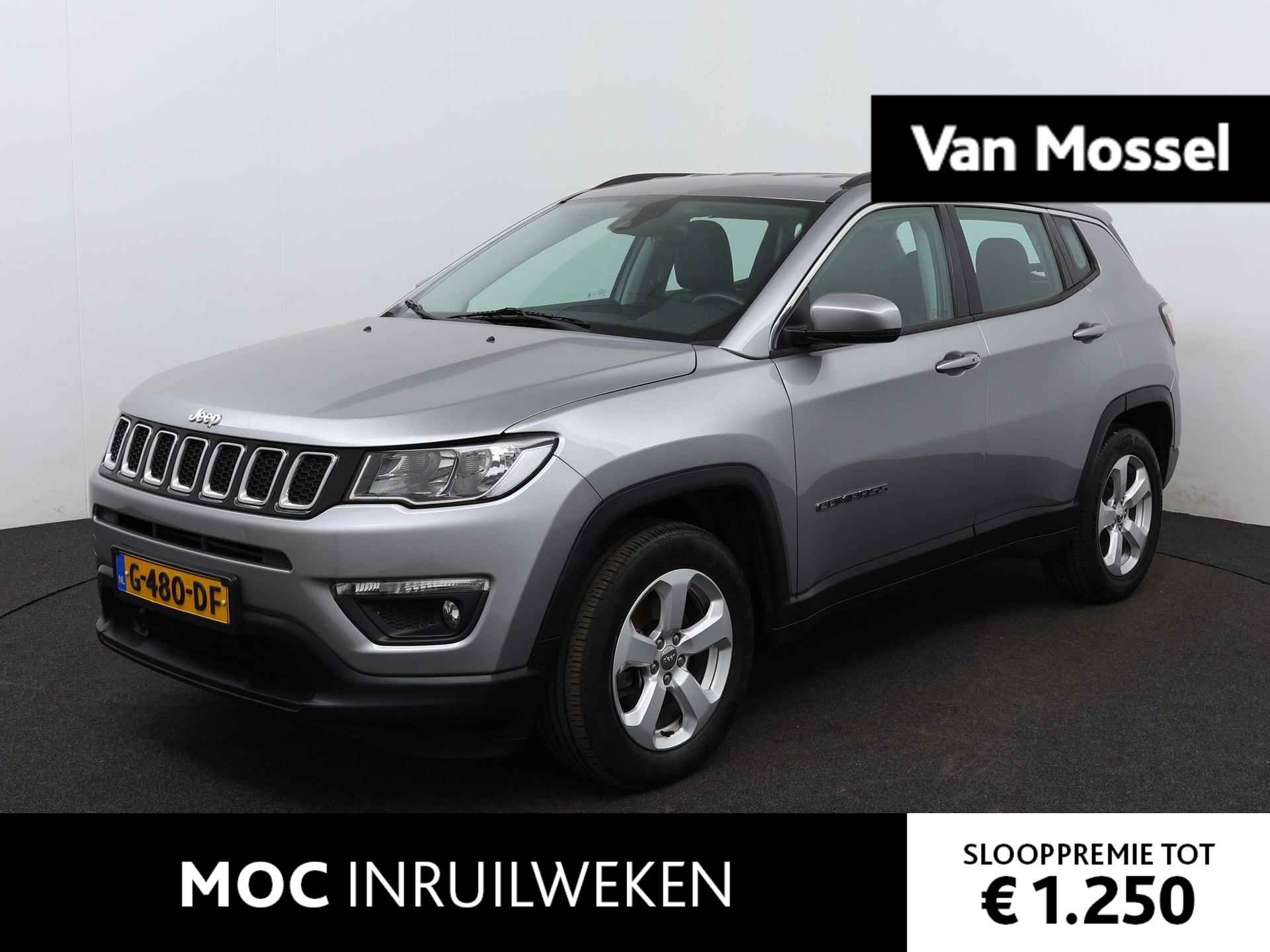 Jeep Compass 1.4 MultiAir Longitude | Half-Leder | Navigatie | Clima | Camera | Lichtmetalen Velgen | Parkeersensoren | - 1/21