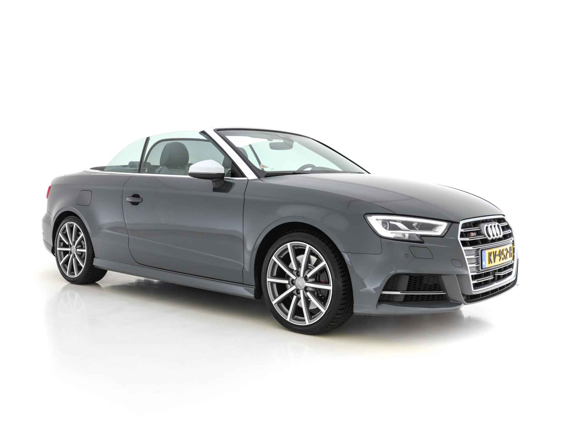 Audi S3 Cabriolet 2.0 TFSI Quattro Pro-Line-Plus Aut *NAPPA-FULL-LEATHER | NAVI-FULLMAP | B&O-AUDIO | DIGI-COCKPIT | KEYLESS | BLIND-SPOT | FULL-LED | DAB | AIR-SCARF | ADAPTIVE-CRUISE | SPORT-SEATS | 18"ALU*