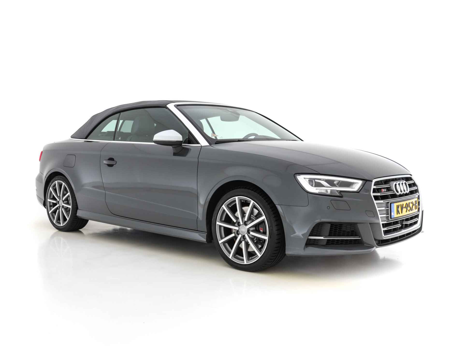 Audi S3 Cabriolet 2.0 TFSI Quattro Pro-Line-Plus Aut *NAPPA-VOLLEDER | NAVI-FULLMAP | B&O-AUDIO | VIRTUAL-COCKPIT | KEYLESS | BLIND-SPOT | FULL-LED | DAB | AIR-SCARF | ADAPTIVE-CRUISE | SPORT-SEATS | 18"ALU* - 26/38