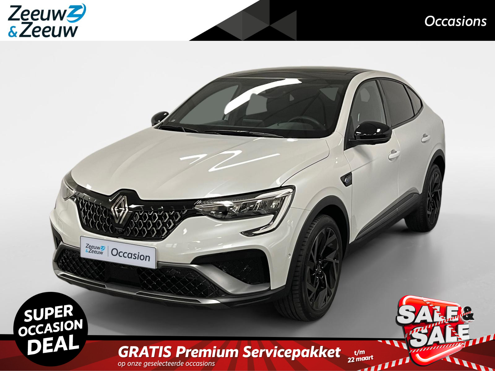 Renault Arkana 1.6 E-Tech hybrid 145 esprit Alpine GOEDKOOPSTE VAN NEDERLAND DIKSTE UITVOERING STOELVERWARMING ADAPTIEVE CRUISE CONTROLE TRAFICJAM LM VELGEN ELECTRISCHE STOELEN SCHUIFKANTELDAK ZEER MOOIE AUTO