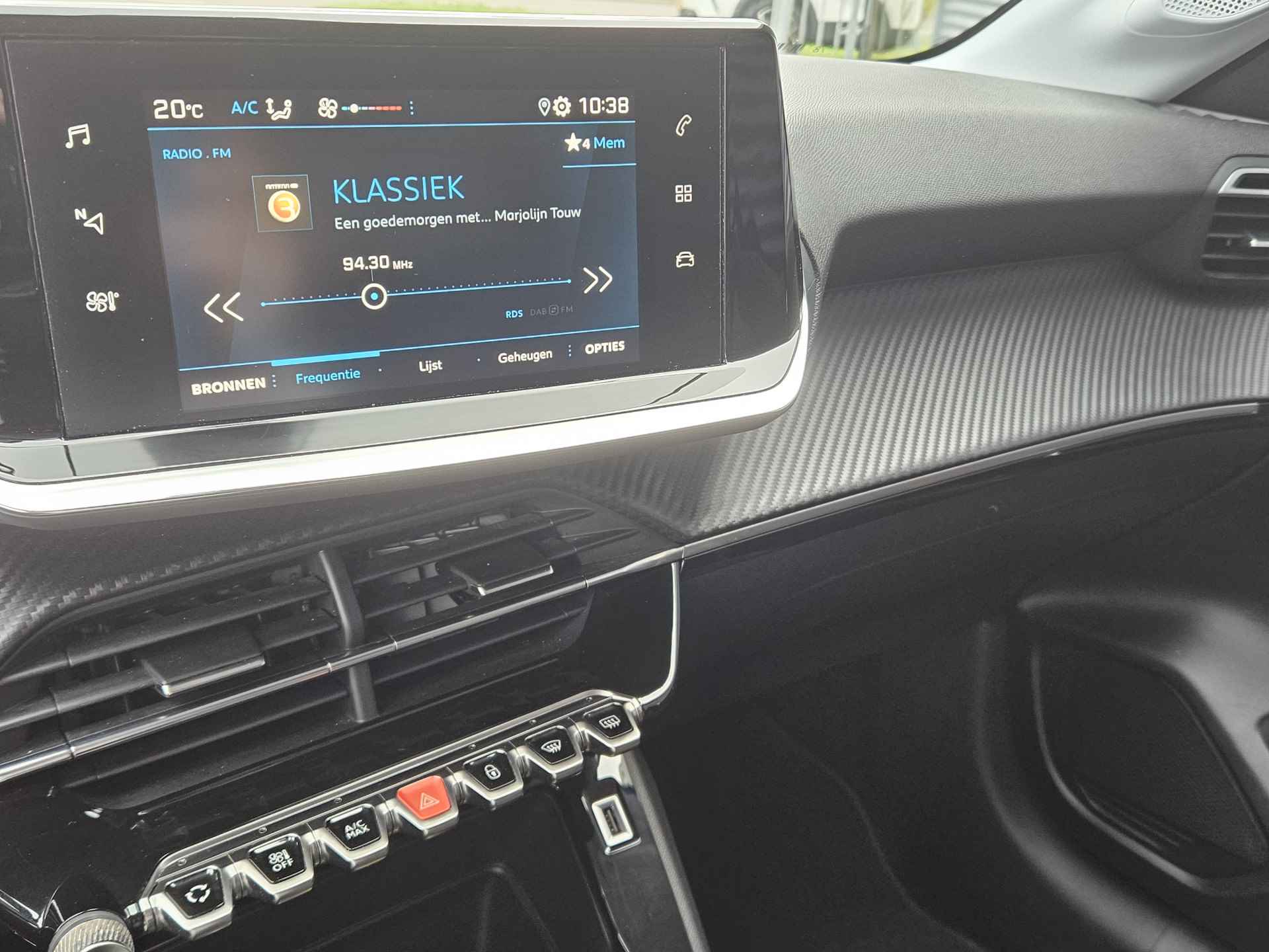 Peugeot 208 1.2 PureTech Active 100 PK Navigatie via Apple Carplay en Android Auto | Parkeersensoren | Bluetooth | - 16/33