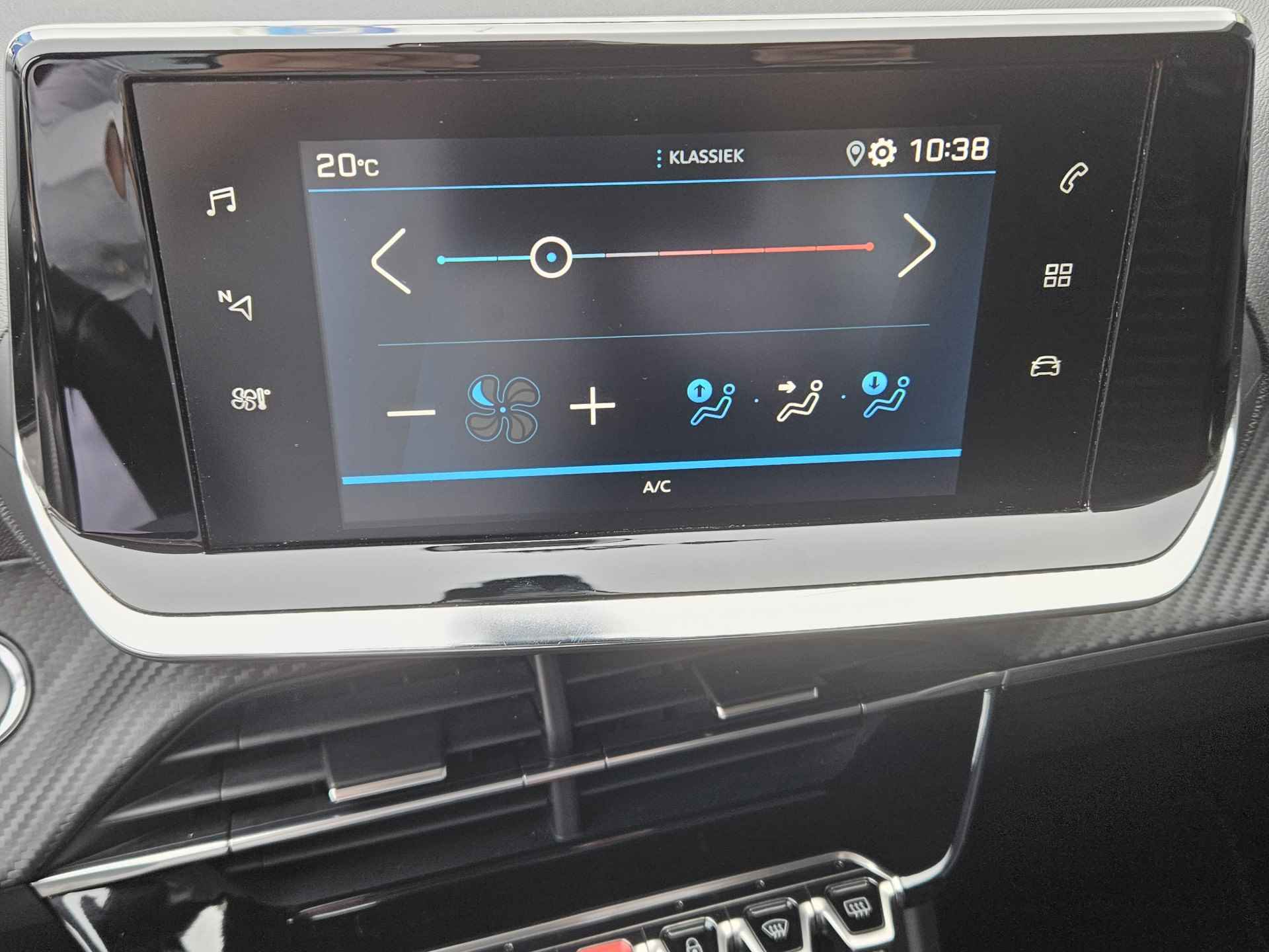 Peugeot 208 1.2 PureTech Active 100 PK Navigatie via Apple Carplay en Android Auto | Parkeersensoren | Bluetooth | - 21/33