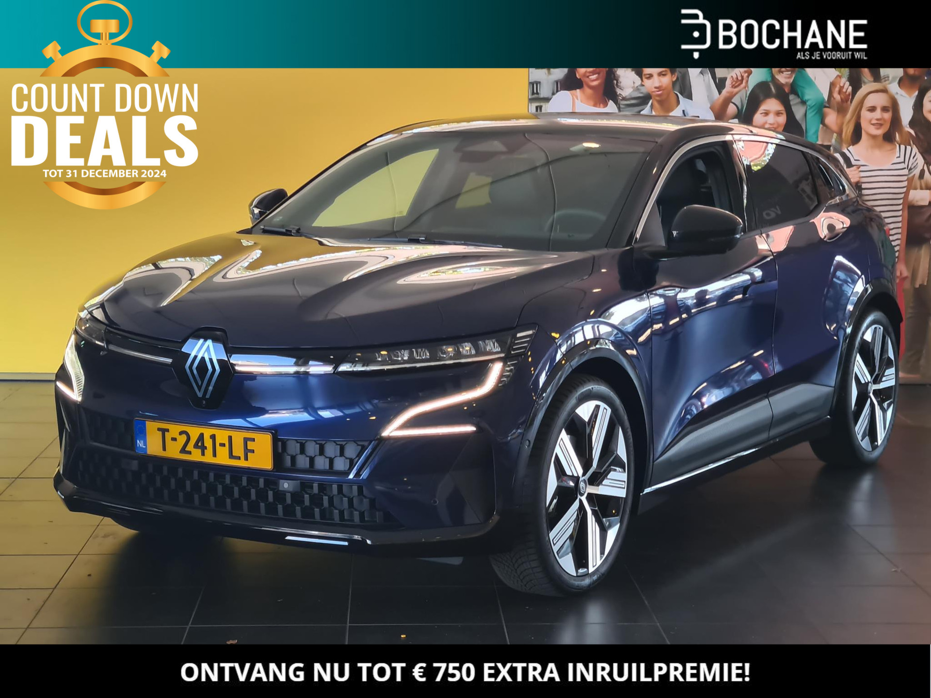 Renault Mégane E-Tech EV60 220 Optimum Charge Iconic WARMTEPOMP | ALL SEASON BANDEN | COMPLETE AUTO!