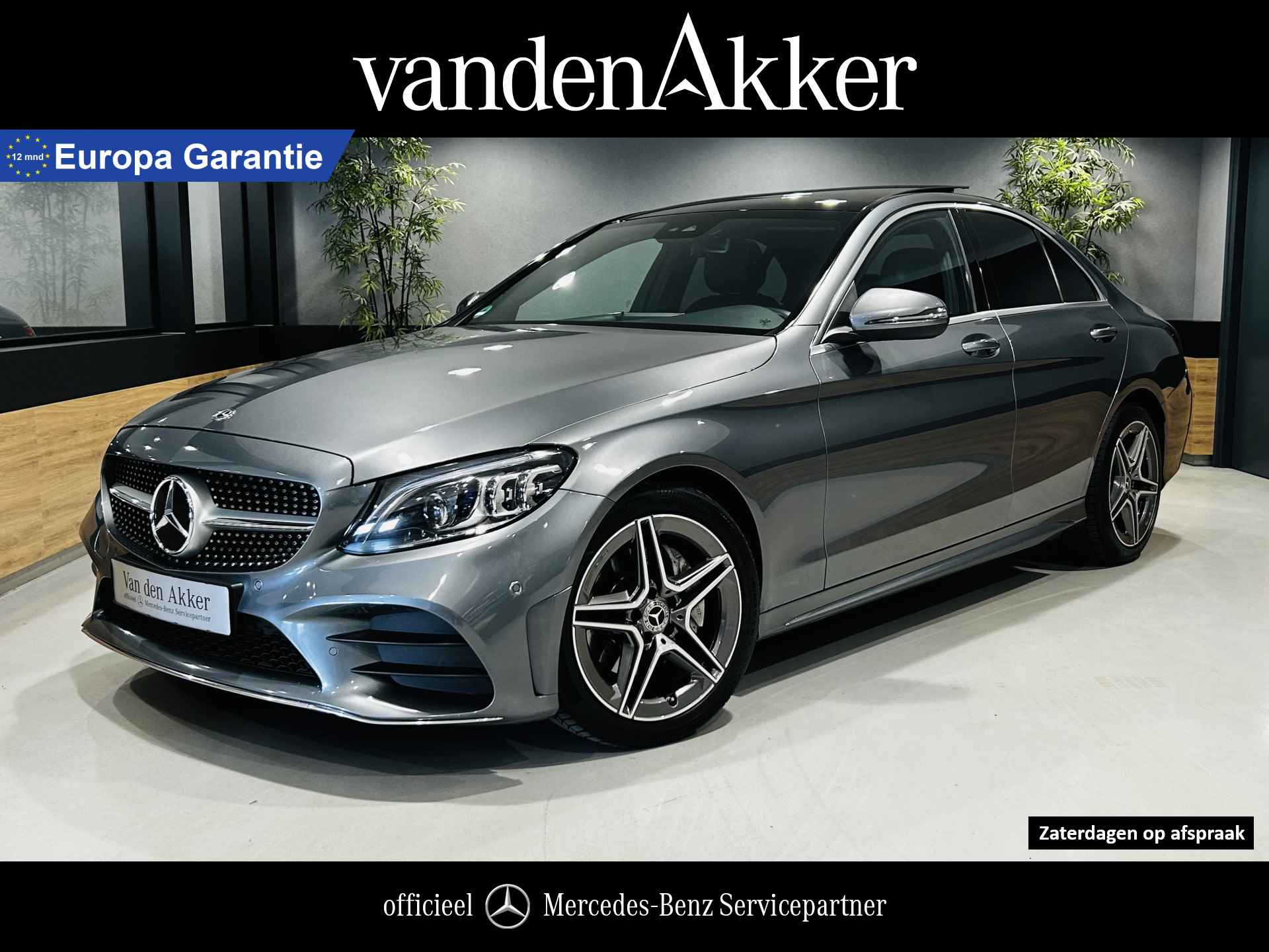 Mercedes-Benz C-Klasse 180 AMG // Panoramadak // Multibeam LED // Sfeerverlichting // Carplay // Digitaal Dashboard // Camera - 1/50