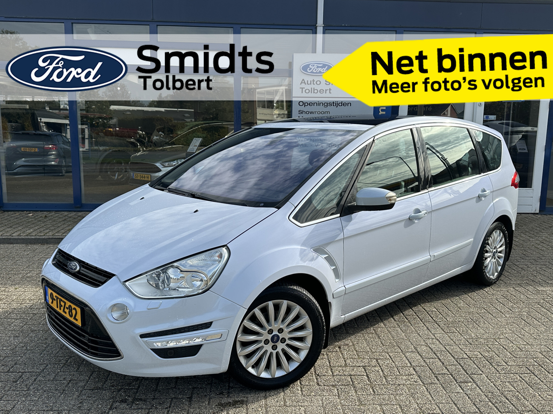 Ford S-Max 2.0 203PK EcoBoost Platinum 5 Persoons | Dealeronderhouden | Automaat | Trekhaak | Elektrische stoelen met geheugen | Stoelverwarming en voorruitverwarming | AR camera