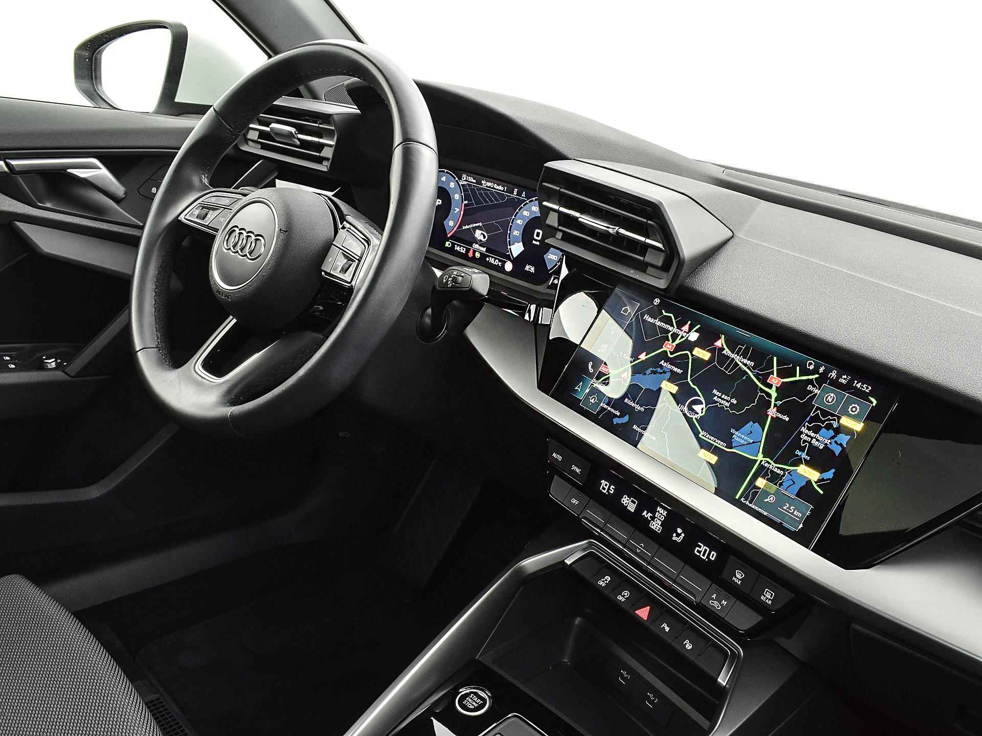 Audi A3 Sportback 30 TFSI Advanced edition | Panorama dak | Sportstoelen | Achteruitrijcamera | LM velgen 18" | - 13/31