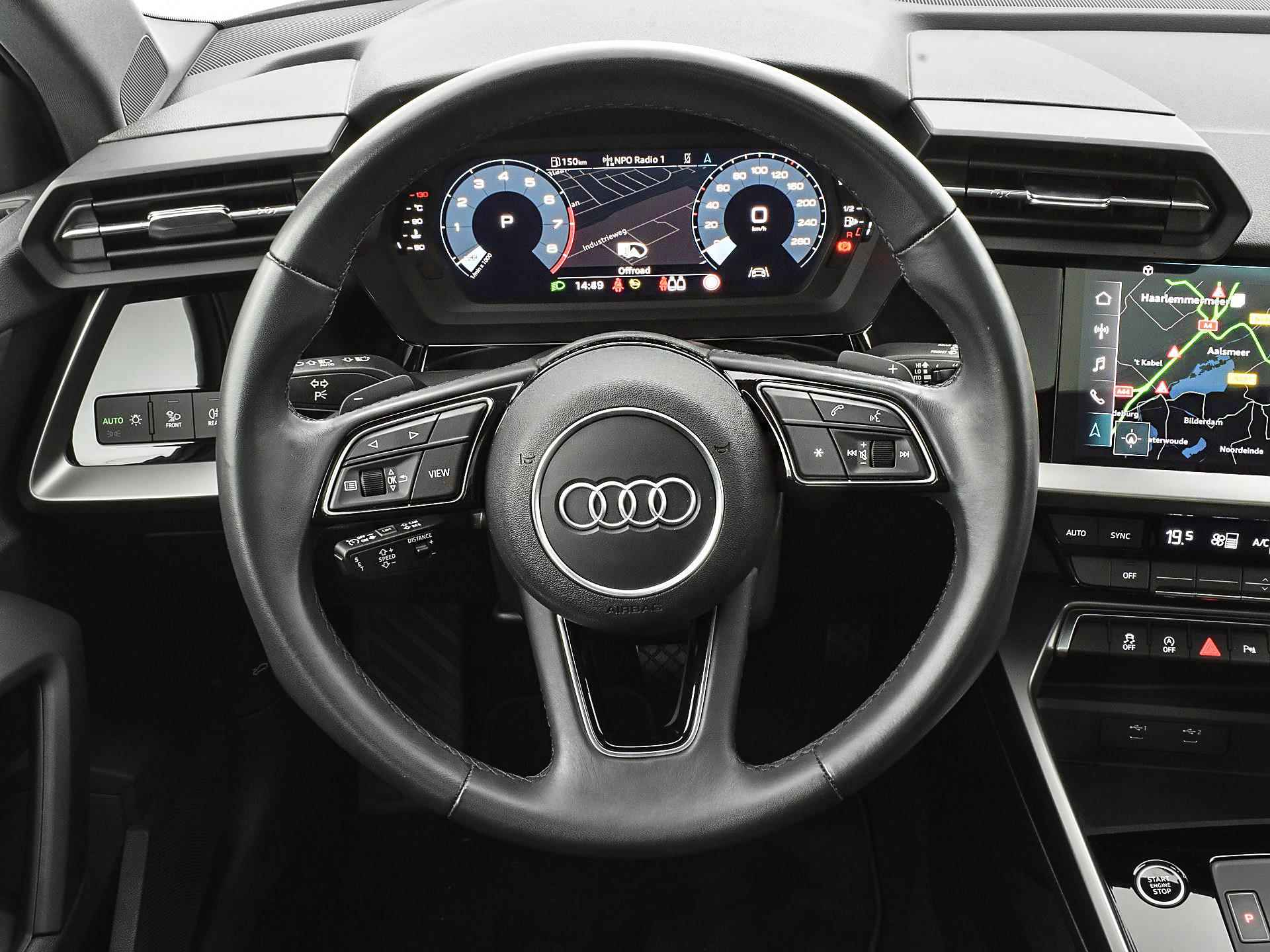 Audi A3 Sportback 30 TFSI Advanced edition | Panorama dak | Sportstoelen | Achteruitrijcamera | LM velgen 18" | - 16/31