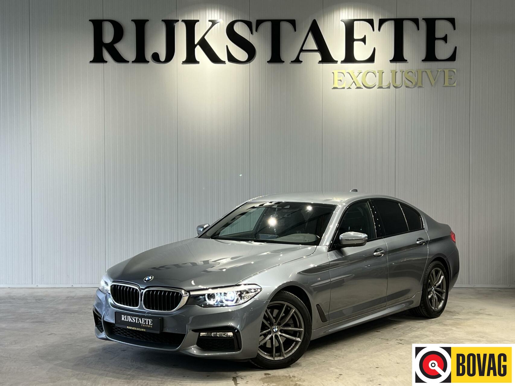 BMW 5-serie 520d EDE High Executive|M-PAKKET|H&K|SFEERV.|18' bij viaBOVAG.nl