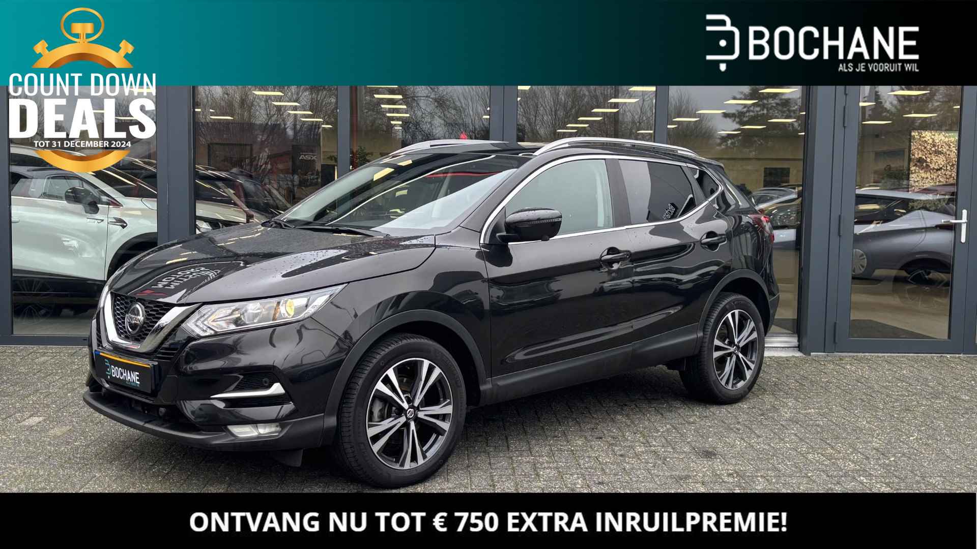 Nissan Qashqai 1.3 DIG-T N-Connecta | Panoramadak | 360 Camera | Stoelverwarming - 1/30