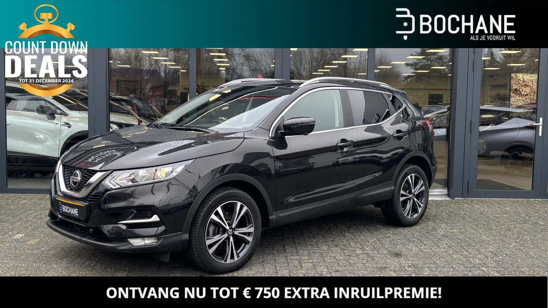 Nissan Qashqai 1.3 DIG-T N-Connecta | Panoramadak | 360 Camera | Stoelverwarming