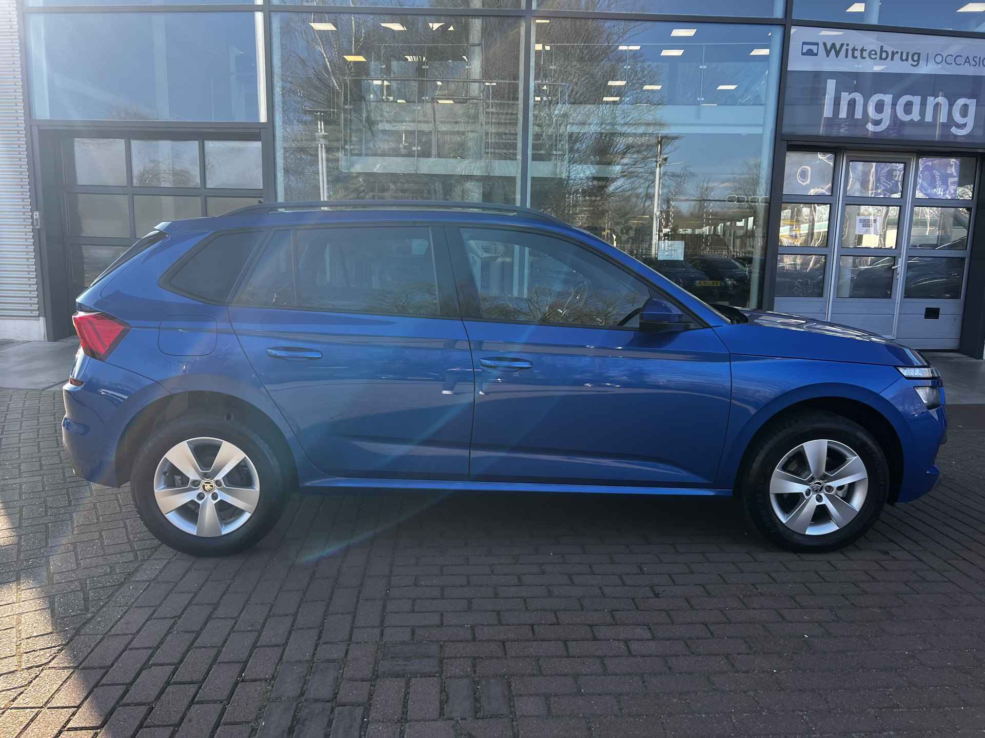 Škoda Kamiq 1.0 TSI Sport Business Metallic/  Led/ Climatronic/ APP Connect/ Parkeersensor V + A/ Do glas/ 16 lmv - 11/28