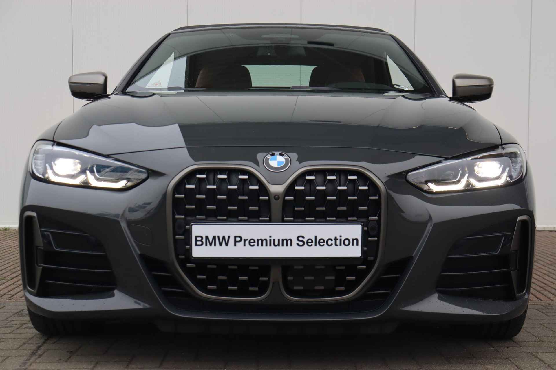 BMW 4-serie Cabrio M440i xDrive High Executive Verwarmd Stuurwiel/ Comfort Access/ Stoelverwarming/ Stoelventilatie/ Head-Up/ Harman-Kardon/ Parking Assistant Plus - 3/41