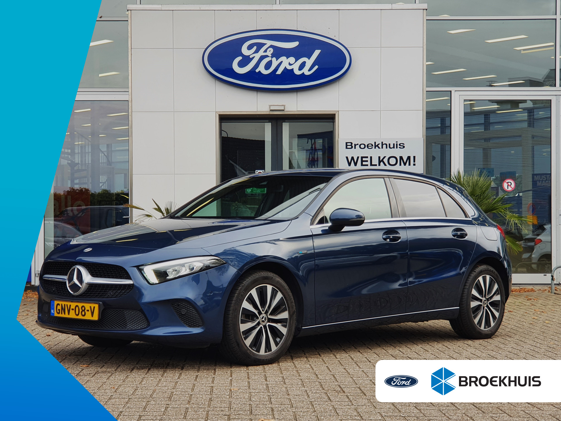 Mercedes-Benz A-Klasse 250e Premium 218PK Widescreen | Camera | Cruise Control | Navigatie | Half-Leder