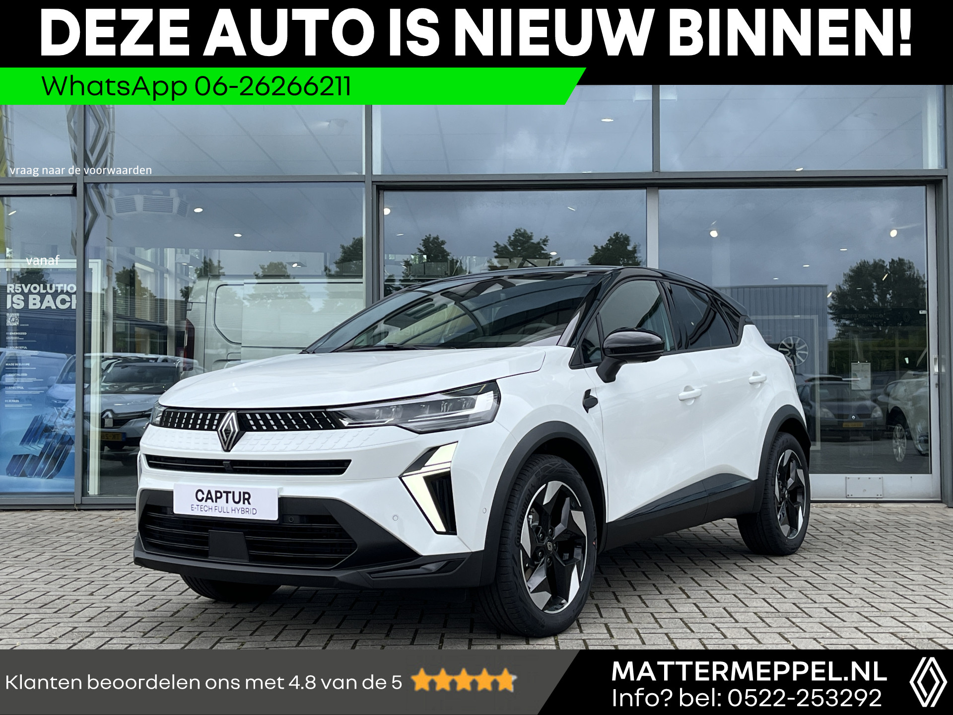 Renault Captur TCe 90 techno | All Seasonbanden | Donkere Hemel | Clima