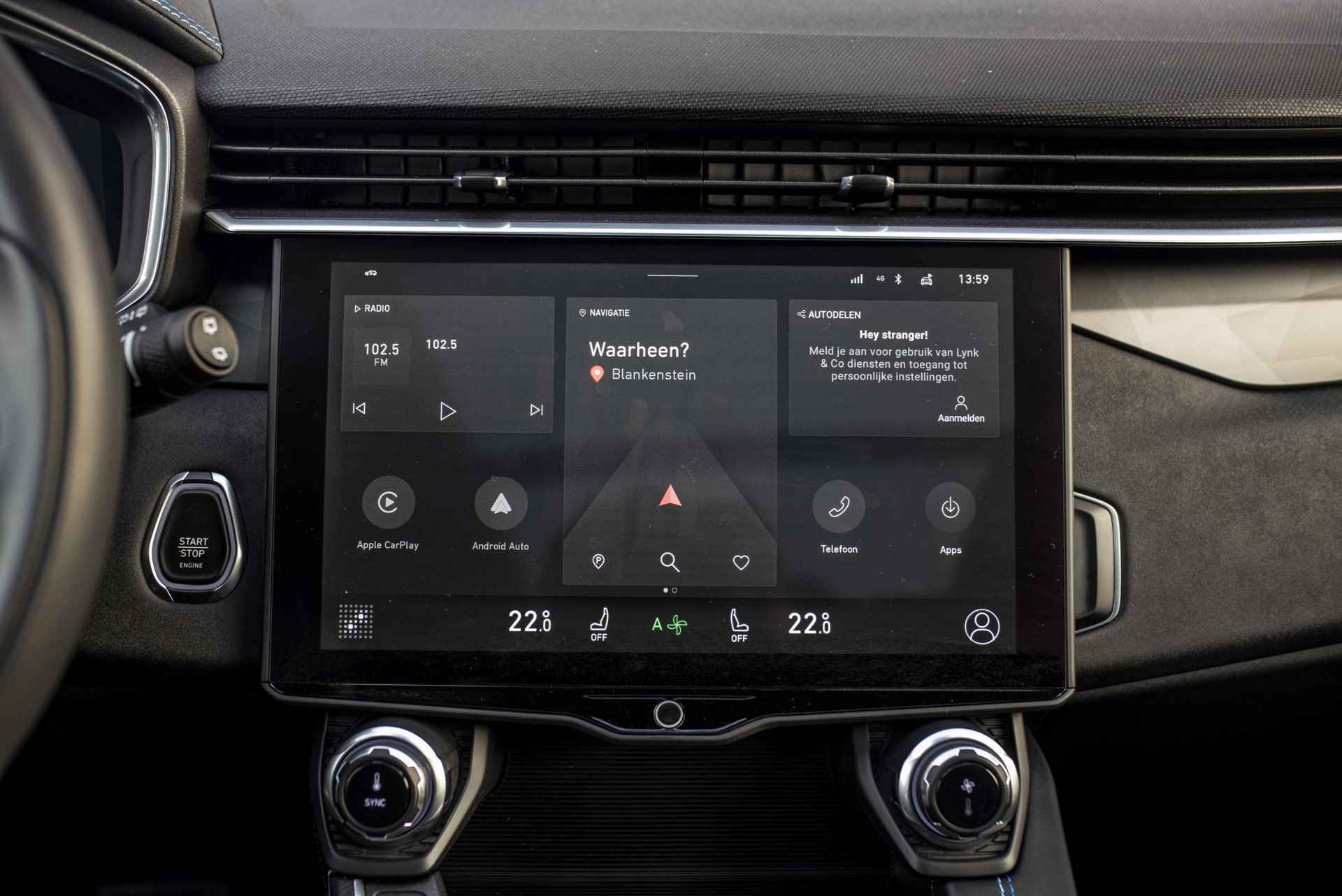 Lynk & Co 01 1.5 Plug-In hybride | Krachtige SUV | Trekhaak | Panoramadak | Adaptive Cruise Control | Premium Audio Systeem | Fullmap navigatie | Apple Carplay/Android Auto | 360 gr. camera | Stoelverwarming | Keyless Entry - 21/36