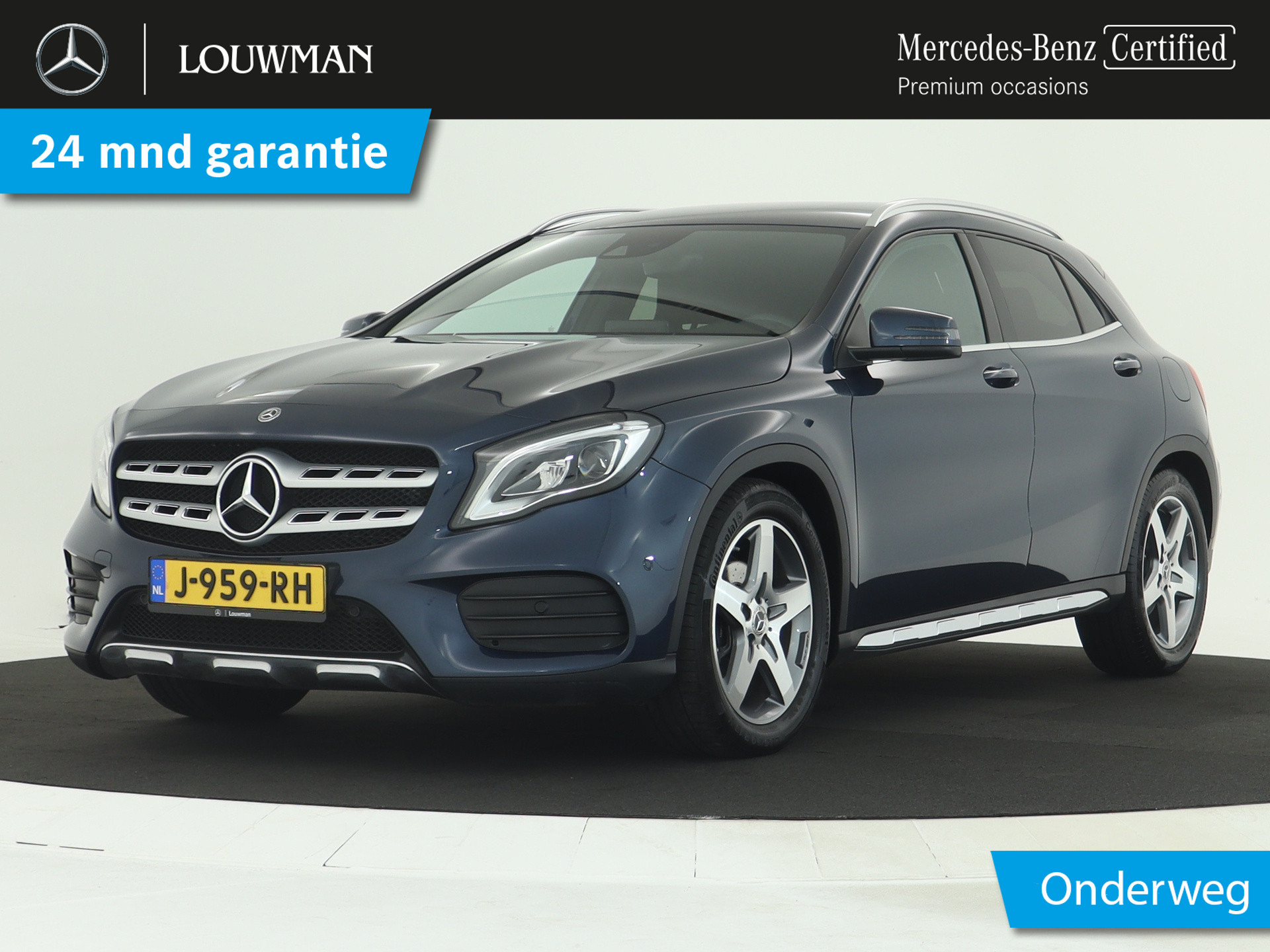 Mercedes-Benz GLA 180 Business Solution AMG | 5 Spaaks lichtmetalen velgen | Navigatie | trekhaak | Parking support | Inclusief 24 maanden MB Certified garantie voor Europa.