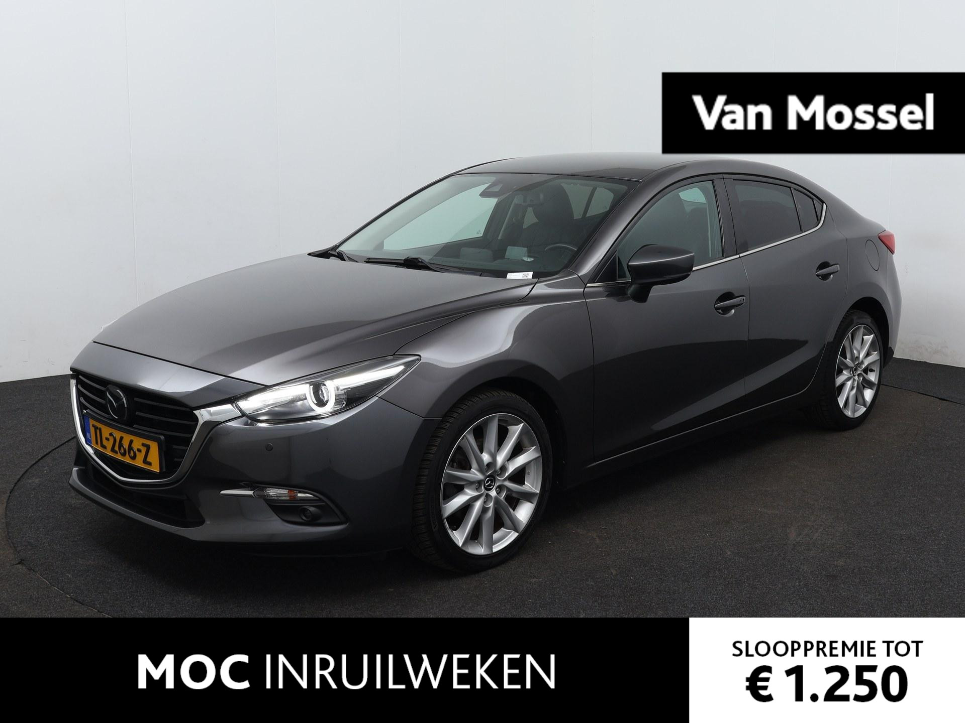 Mazda 3 2.0 SkyActiv-G 120 GT-M | Leder | Achteruitrijcamera | Parkeersensoren | Stoel/Stuurverwarming |