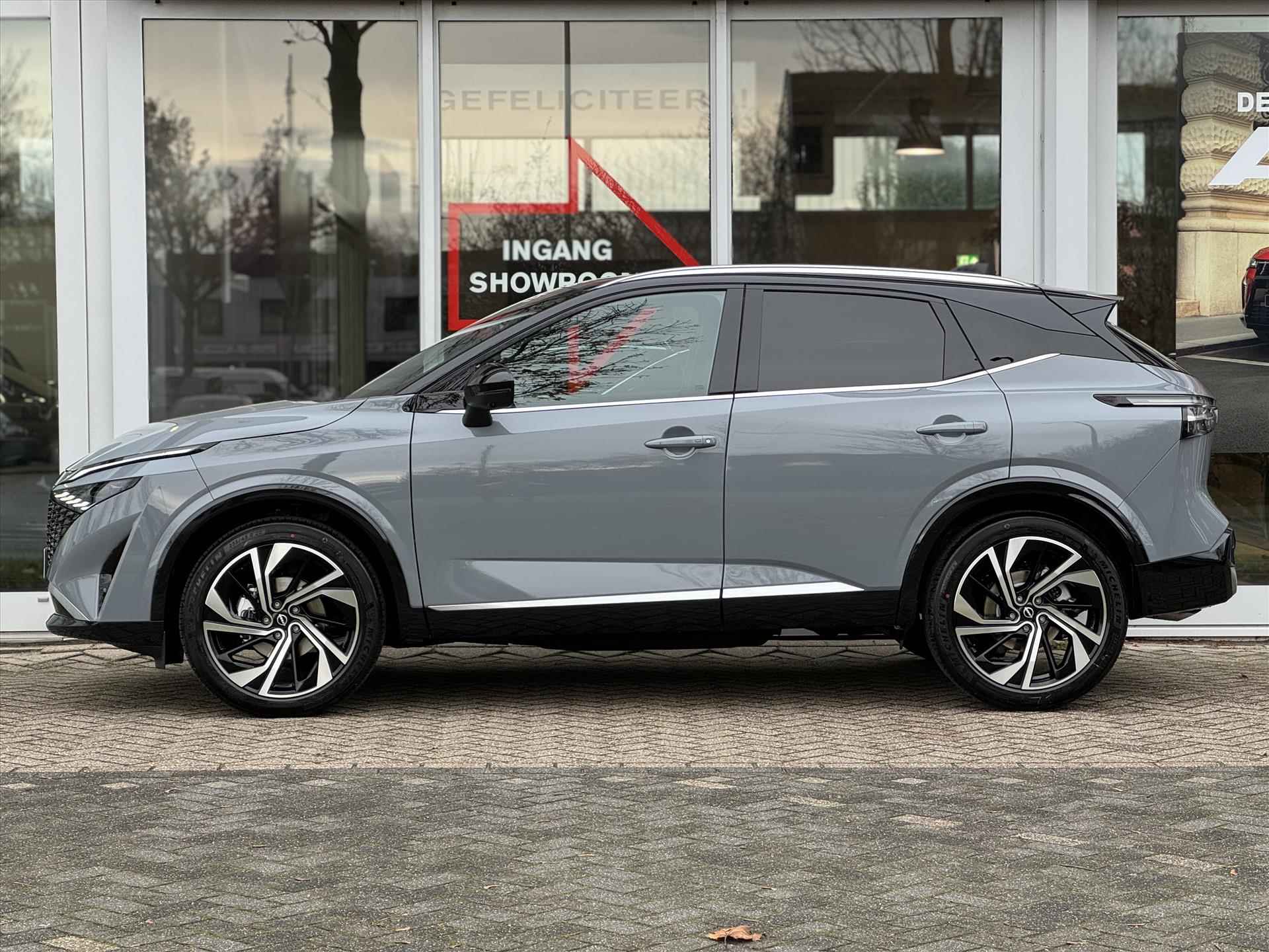 Nissan Qashqai 1.3 Mild-Hybrid 158pk Xtronic Tekna Plus | NIEUW | Leder | Head-up | 20 inch | Navigatie | App connect - 3/42