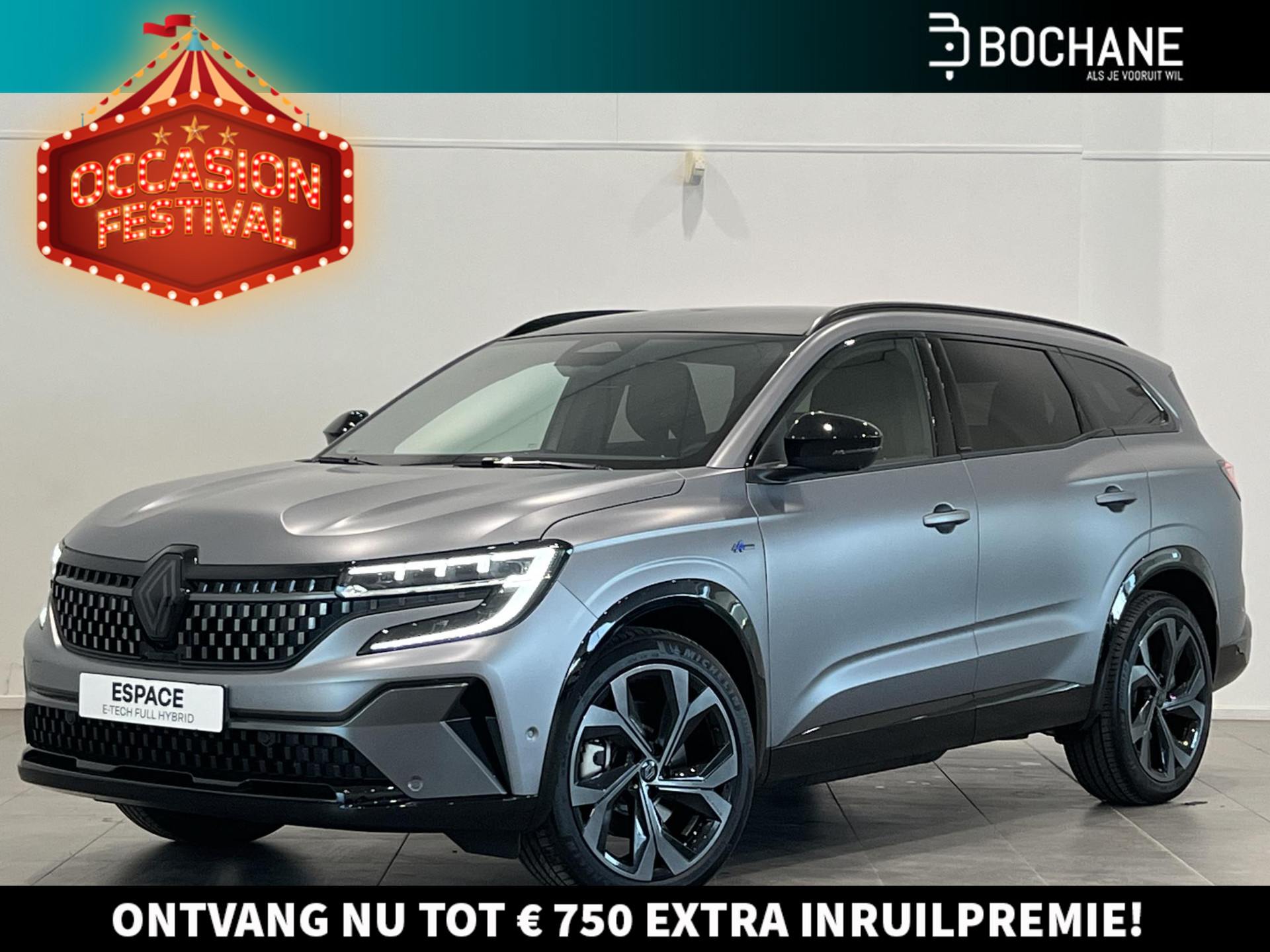 Renault Espace 1.2 E-Tech Hybrid 200 esprit Alpine 7p. ADAPTIEVE CRUISE CONTROL | PDC | CAMERA | STOEL/STUURVERWARMING | PANORAMADAK | LED-VERLICHTING | 4-CONTROL |