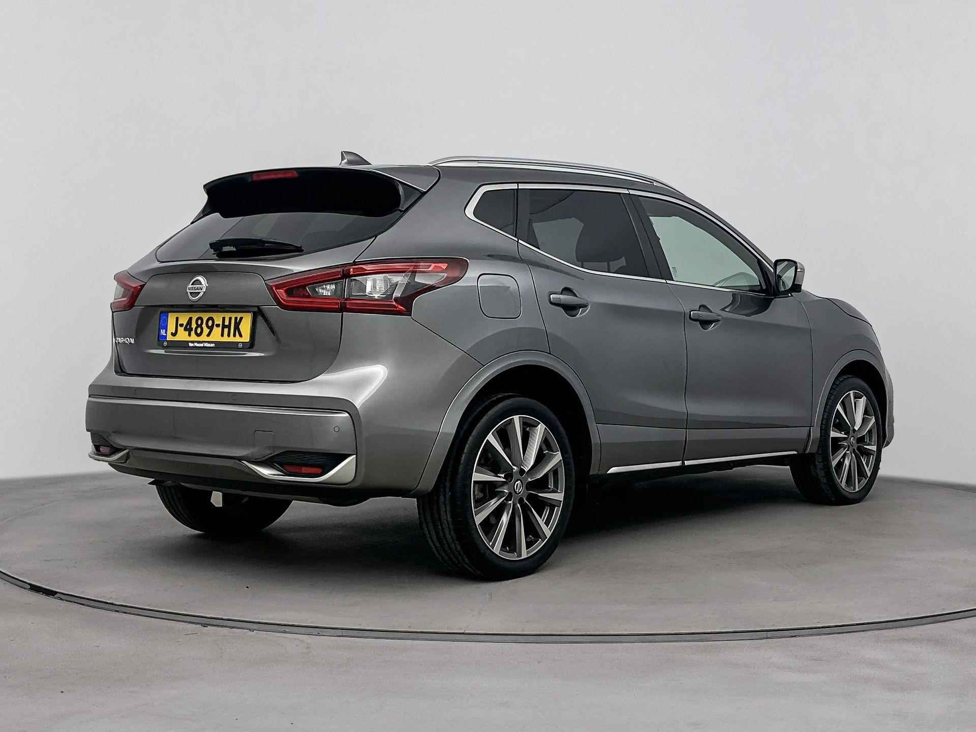 Nissan Qashqai 1.3 DIG-T Tekna + 160pk | Automaat | Panorama-dak | BOSE | Leder | 360 Camera | Stoelverwarming | Navigatie | Keyless | LED | LMV 19'' - 5/26