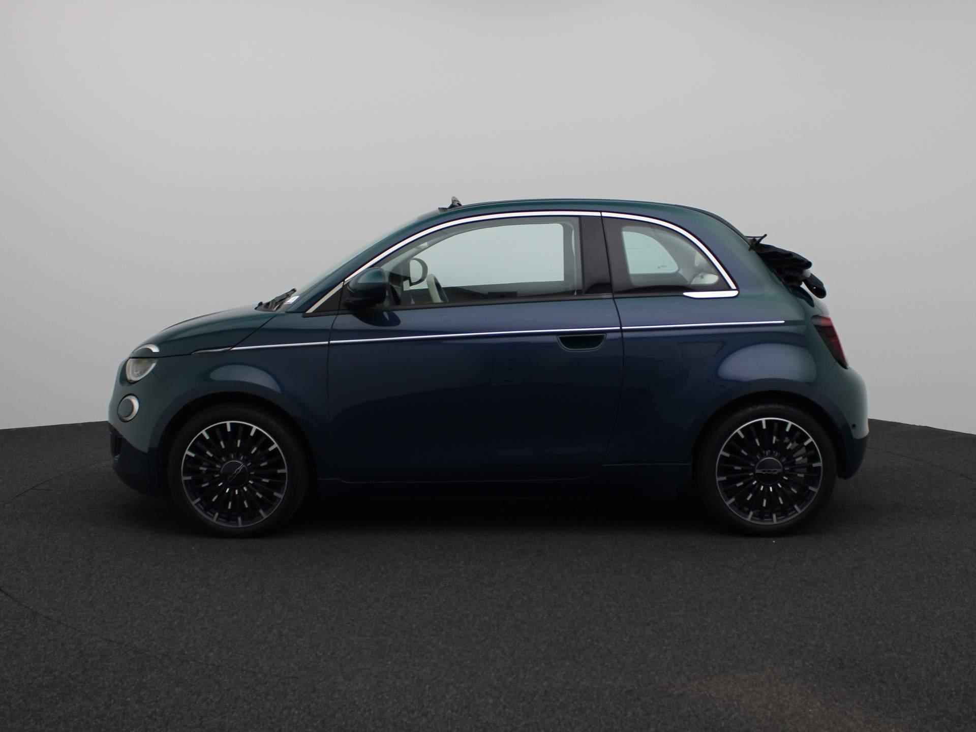 Fiat 500e C La Prima 42 kWh | Leder | Navi | Cam | ECC | PDC | LMV | LED | - 5/50