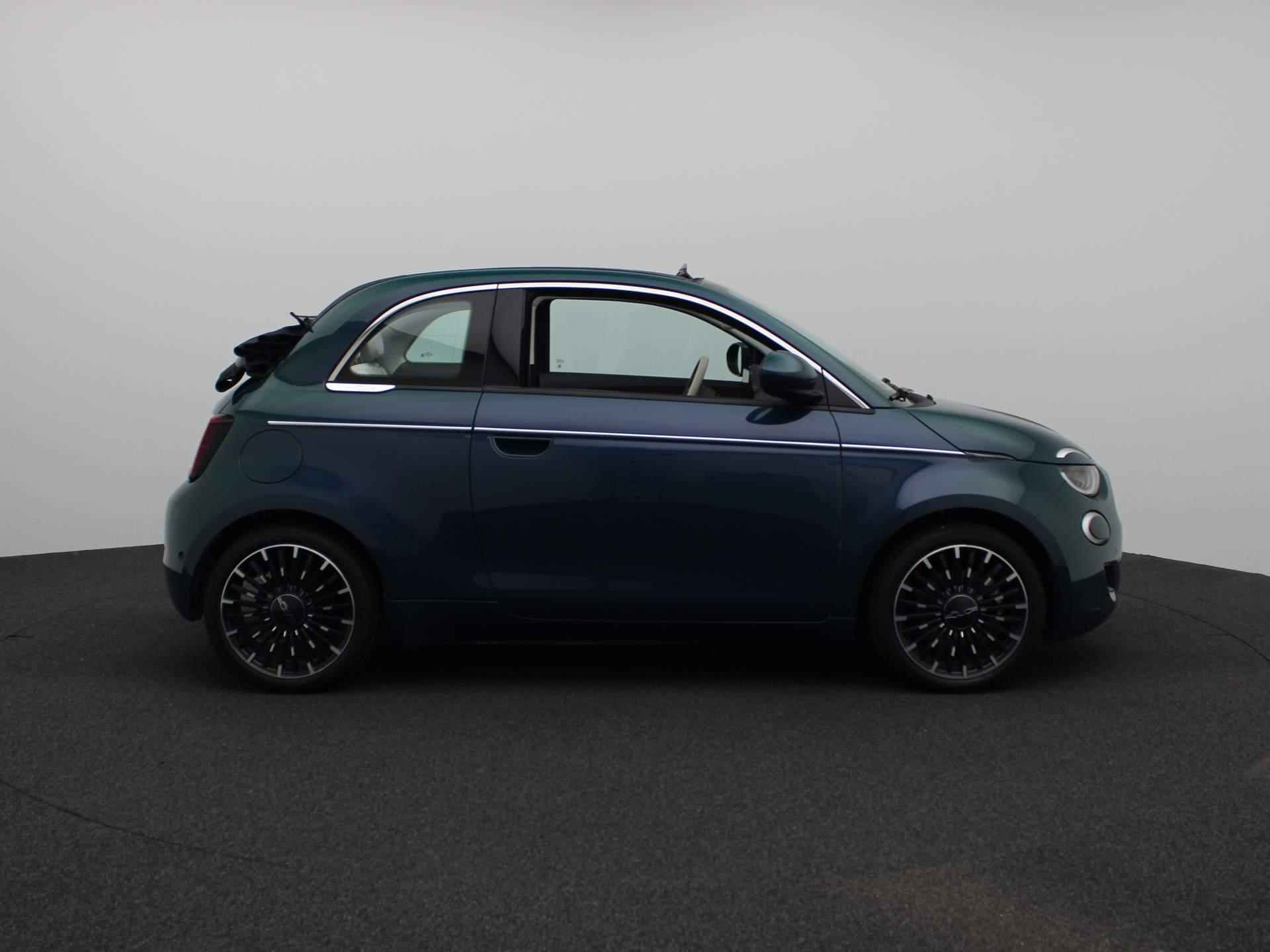 Fiat 500e C La Prima 42 kWh | Leder | Navi | Cam | ECC | PDC | LMV | LED | - 7/50