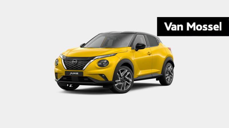 Nissan Juke 1.6 Hybrid N-Design + Cold Pack | Parkeersensoren rondom | Two Tone kleur | Sportief design!