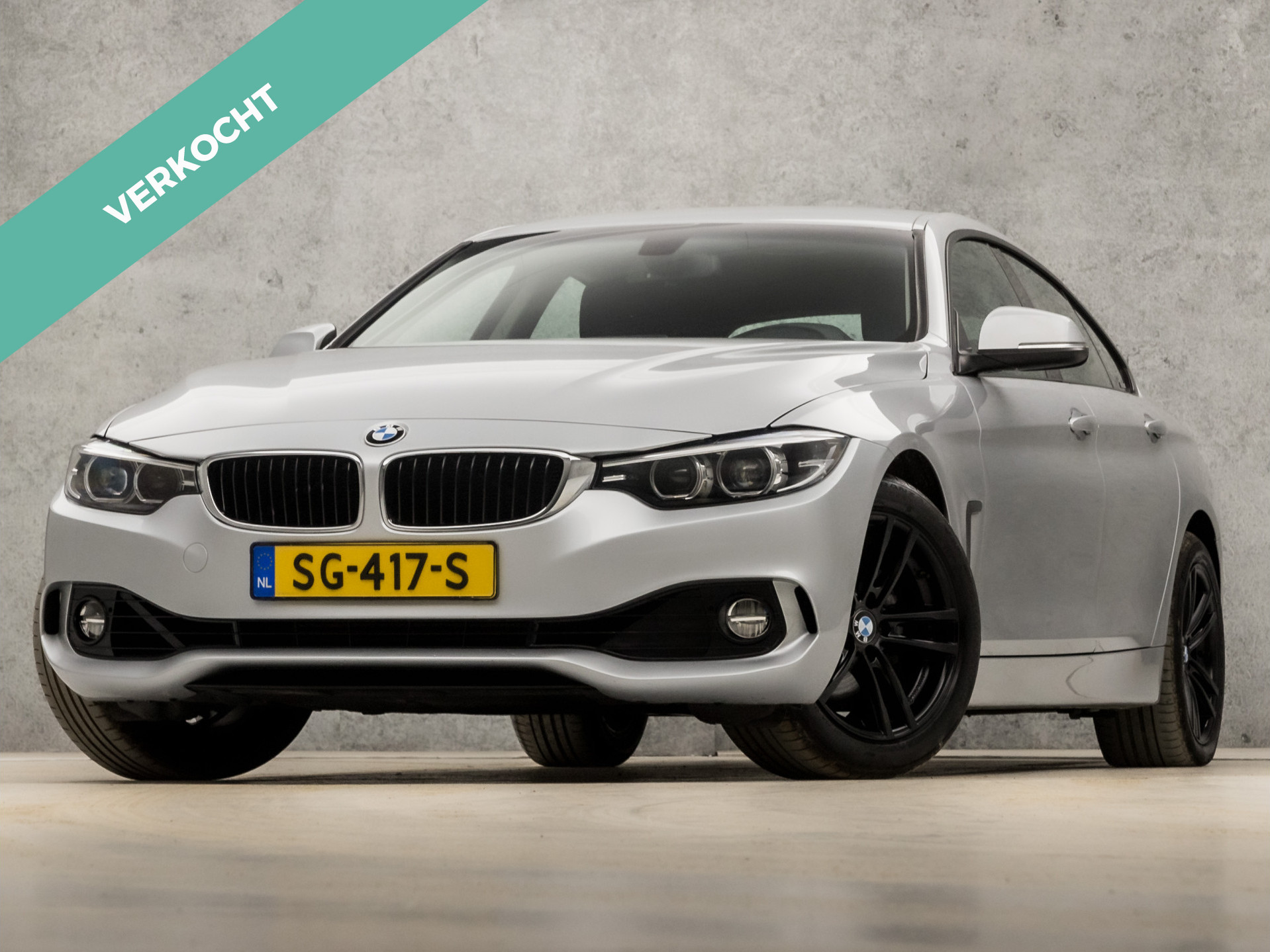 BMW 4 Serie Gran Coupé 418i SportLine Automaat (NAVIGATIE, CLIMATE, LENDESTEUNEN, LED KOPLAMPEN, SPORTSTOELEN, PARKEERSENSOREN, NIEUWE APK, NIEUWSTAAT)