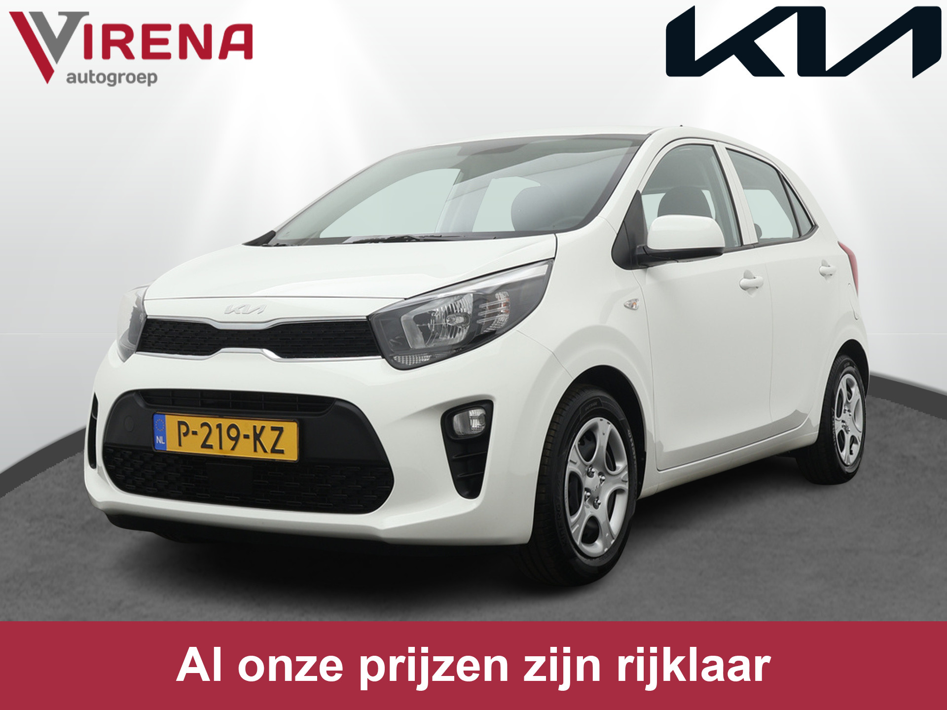 Kia Picanto 1.0 DPi ComfortLine Automaat - Cruise Control - Airco - Elektrische Ramen - Radio - Fabrieksgarantie Tot 04-2029