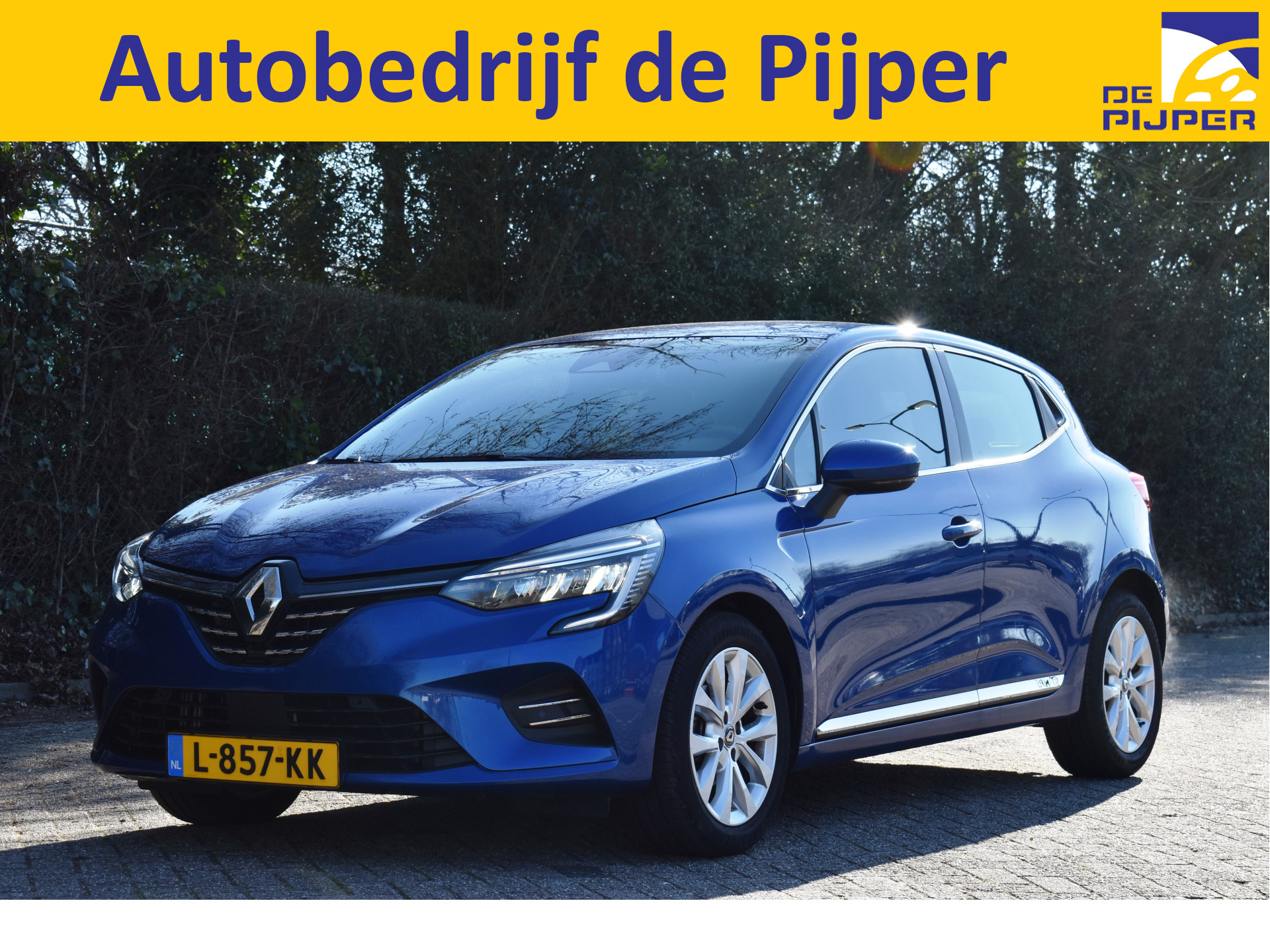 Renault Clio 1.0 TCe Intens NL-AUTO, 1 EIGENAAR, CAMERA, KEYLESS, LED, STOELVERW, NAVI, BLUETOOTH, VELGEN bij viaBOVAG.nl