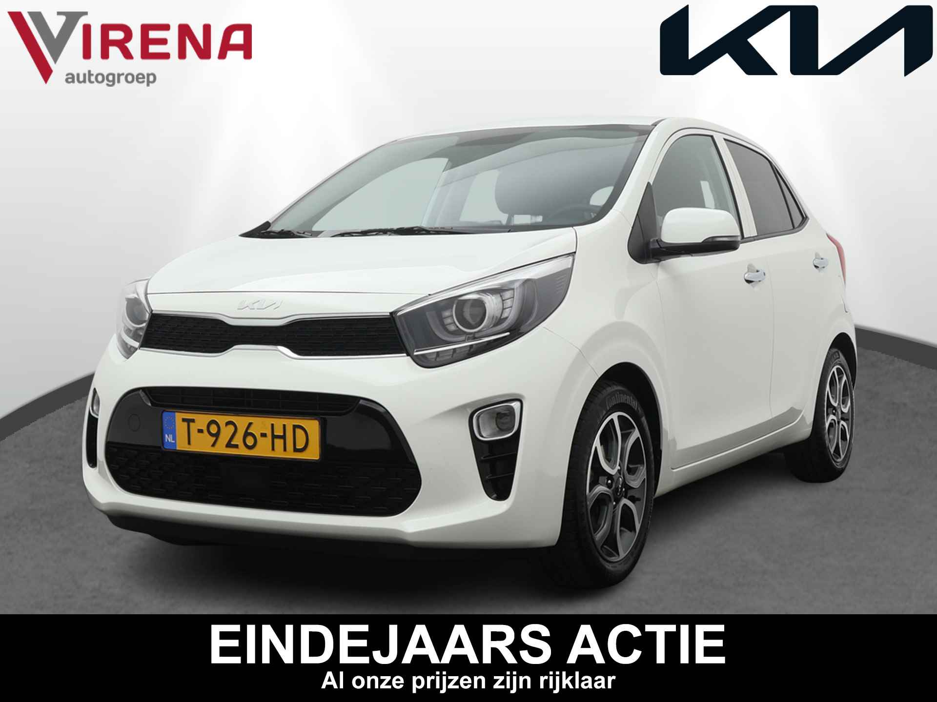 Kia Picanto 1.0 DPi DynamicPlusLine - Cruise Control - Climate Control - Lichtmetalen Velgen 15'' - Navigatie - Apple/Android Carplay - Fabriekgarantie Tot 2030 - 1/47