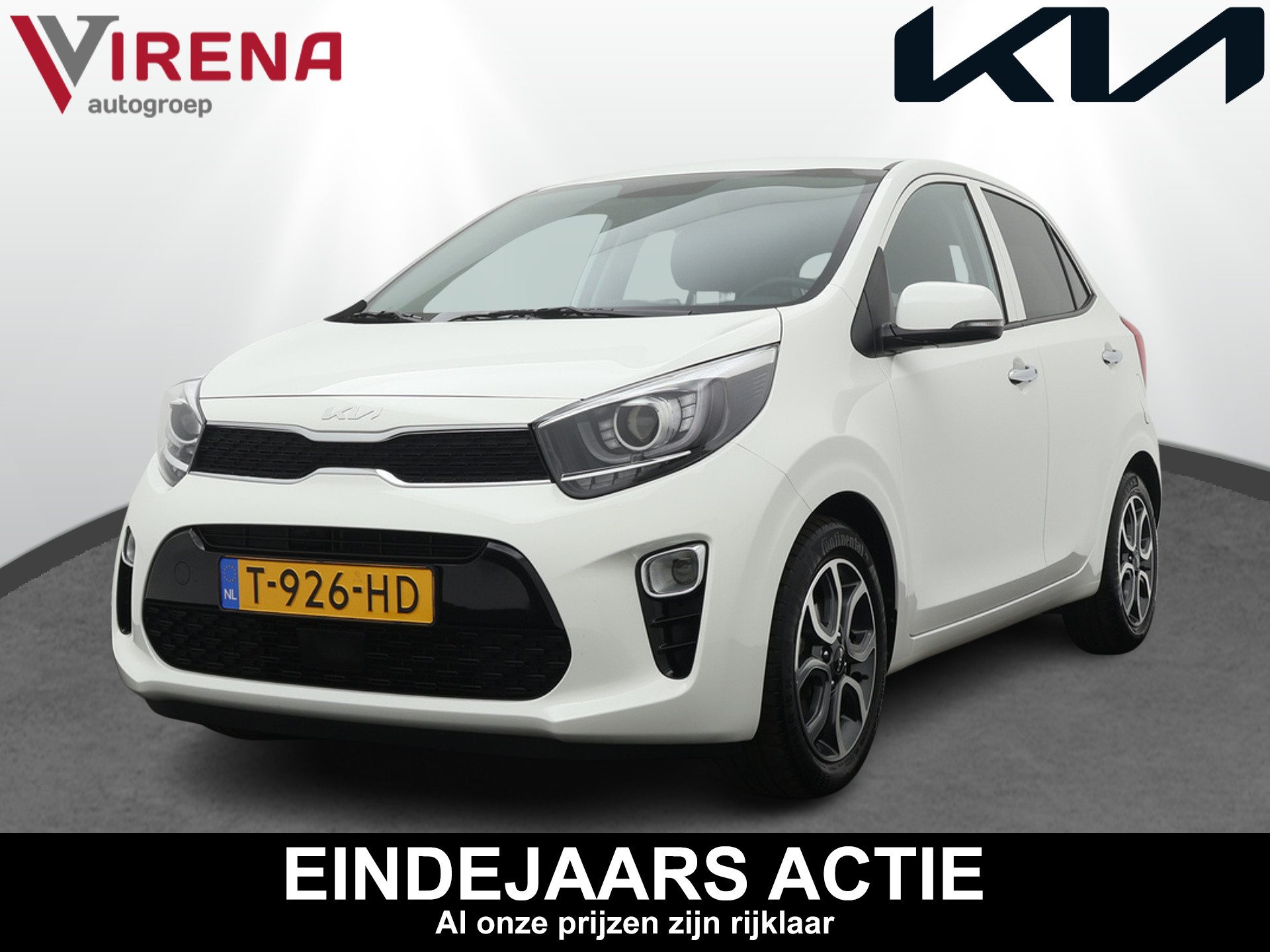 Kia Picanto 1.0 DPi DynamicPlusLine - Cruise Control - Climate Control - Lichtmetalen Velgen 15'' - Navigatie - Apple/Android Carplay - Fabriekgarantie Tot 2030