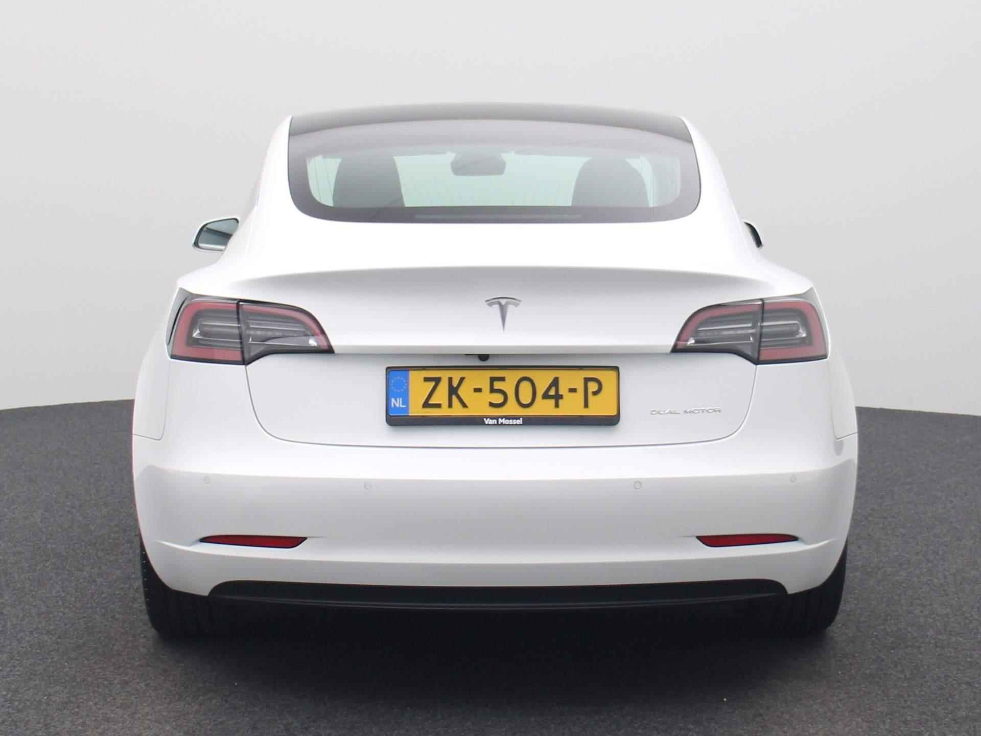 Tesla Model 3 Long Range AWD 75 kWh | ACHTERUITRIJCAMERA | PANORAMADAK | LEDEREN STOELEN | NAVIGATIE | CLIMATE CONTROL | CRUISE CONTROL | LED VERLICHTING | ELEKTRISCHE STOELEN VOOR | - 5/38