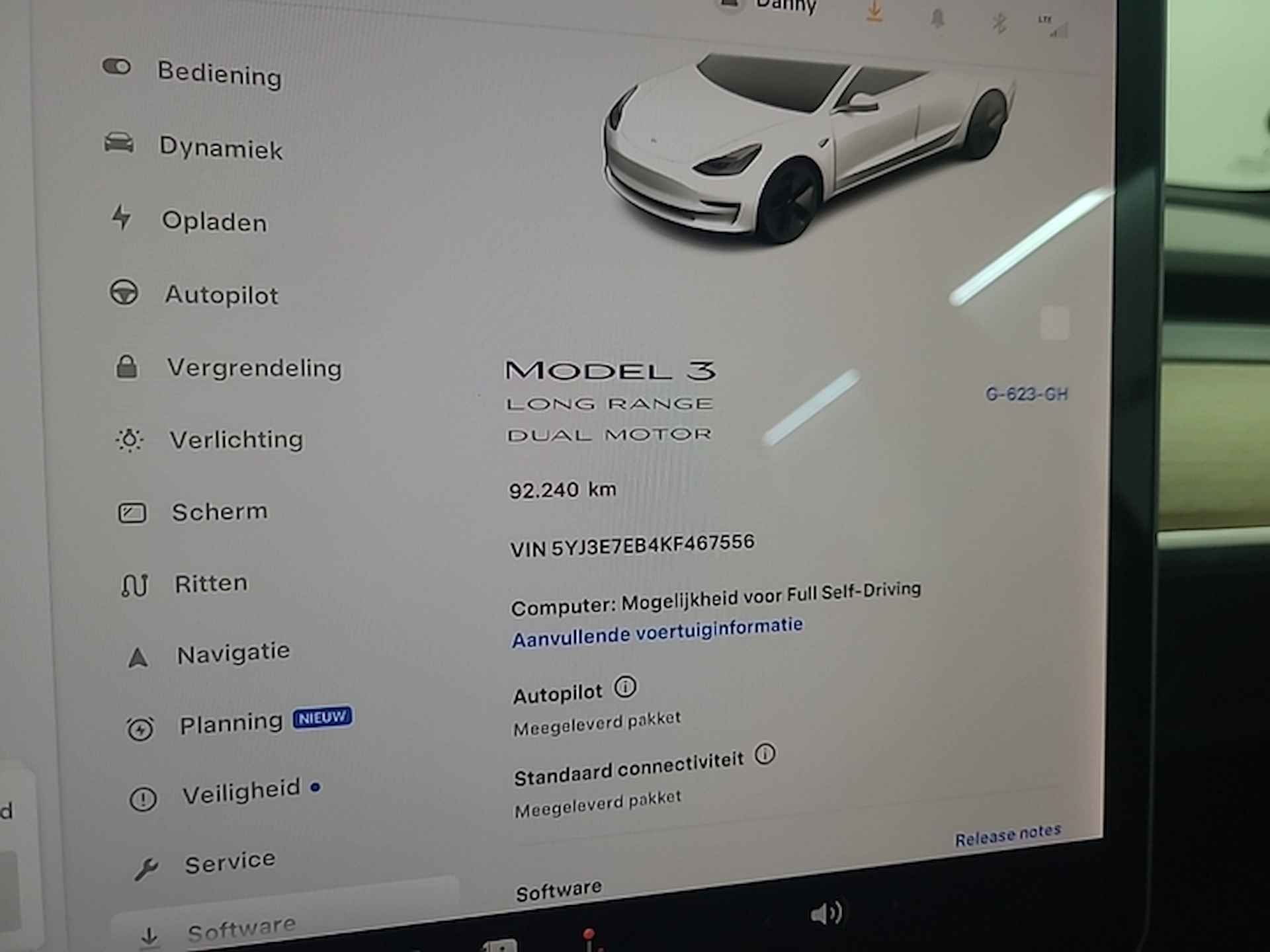 Tesla Model 3 Long Range AWD 75 kWh (461 PK) 1e-Eig, Tesla-Dealer-Onderh, 12-Mnd-BOVAG, NL-Auto, Leer, Panoramadak, Autopilot, Keyless-Entry/Start, Achteruitrijcamera, Parkeersensoren-V+A, Stoelverwarming-V+A, Premium-Audio, Bluetooth, Licht-Zicht-Pakket, Lm-Velgen-18Inch, Privacy-Glas - 14/25