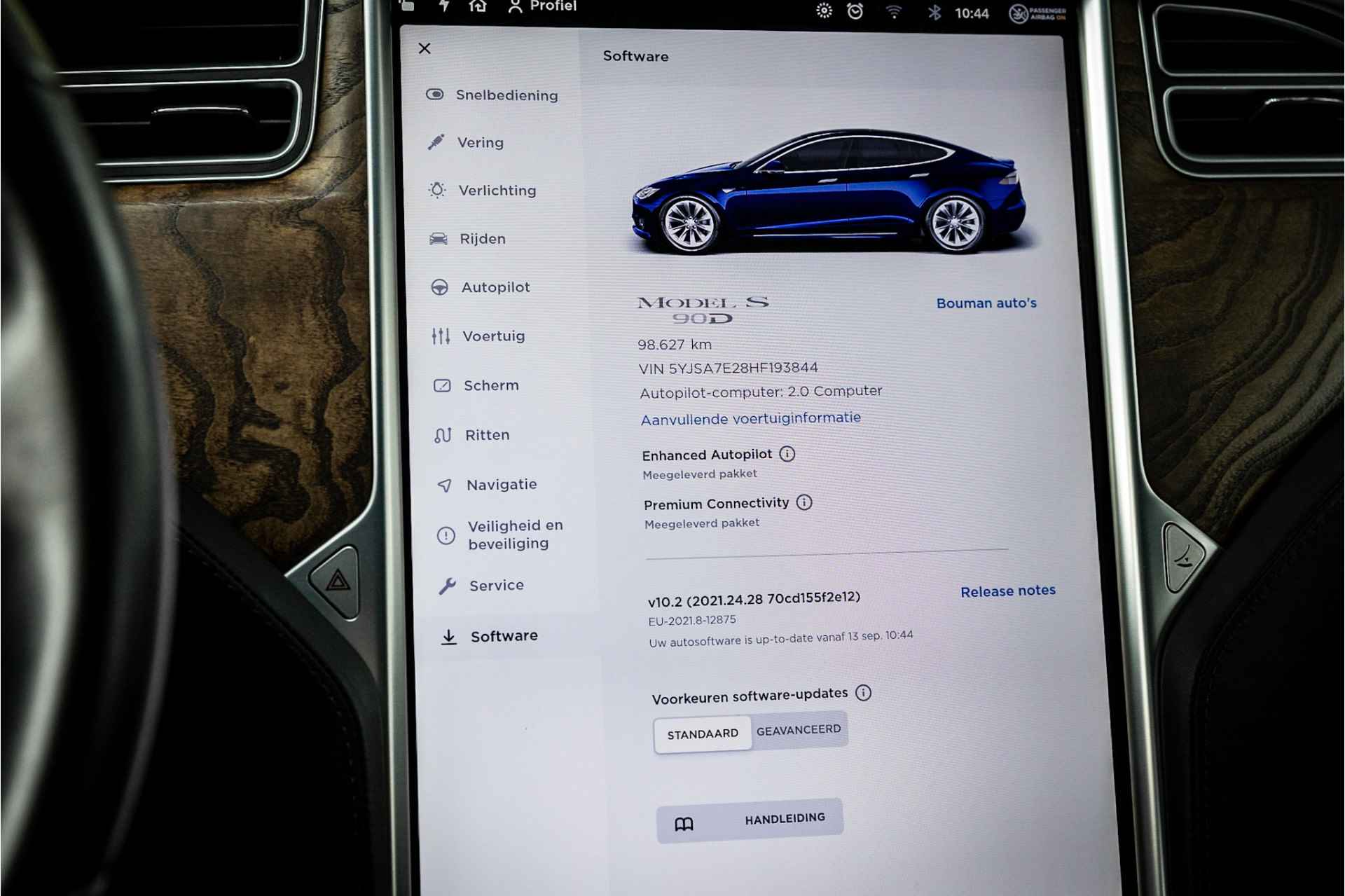 Tesla Model S 90D incl BTW Enhanced Autopilot Luchtvering - 22/26